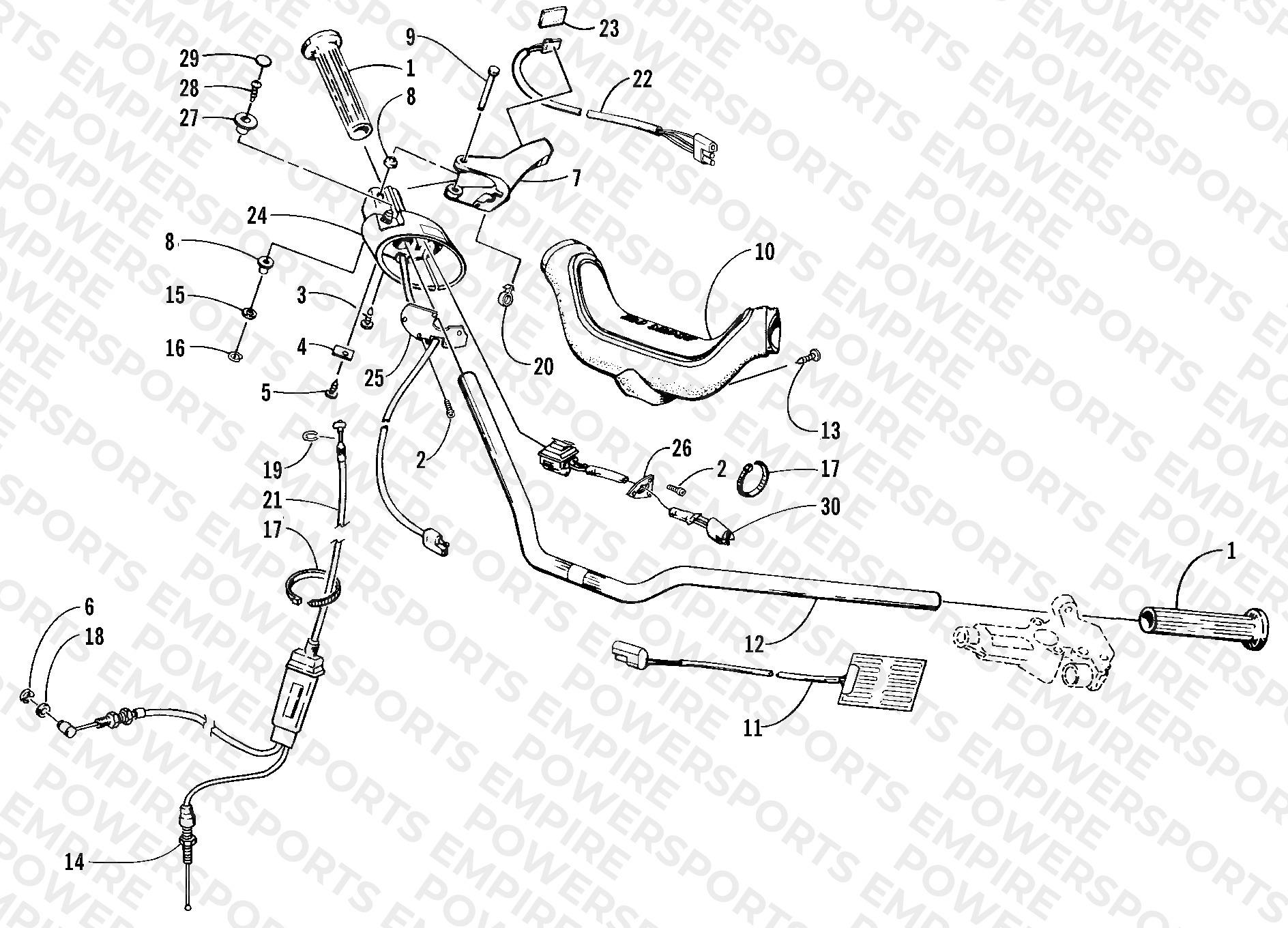 HANDLEBAR AND CONTROLS
