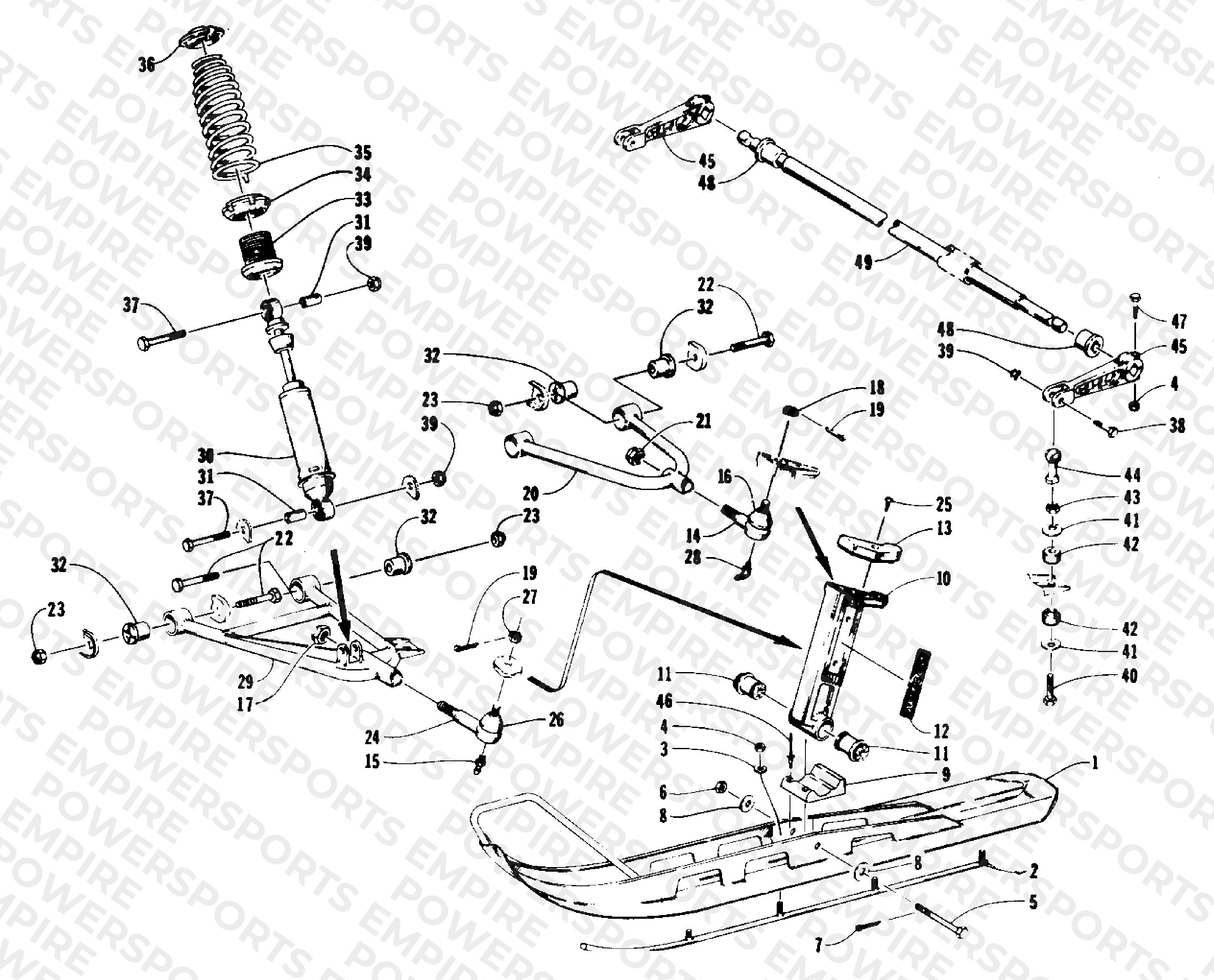 SKI AND FRONT SUSPENSION