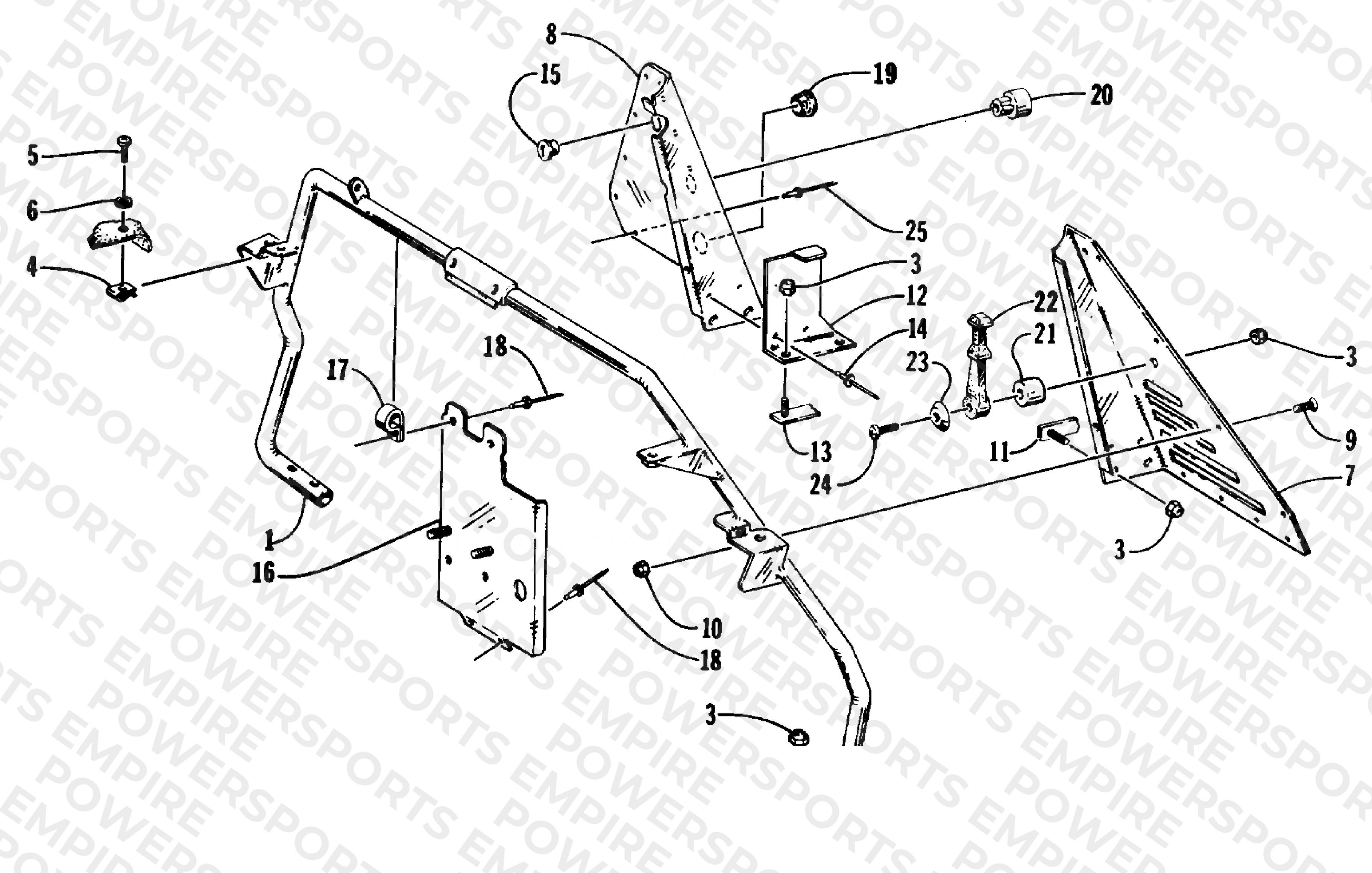 STEERING SUPPORT ASSEMBLY