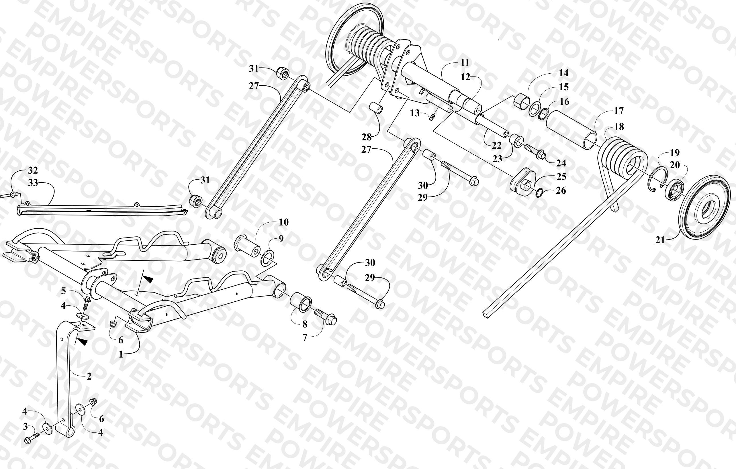 REAR SUSPENSION ARM ASSEMBLIES