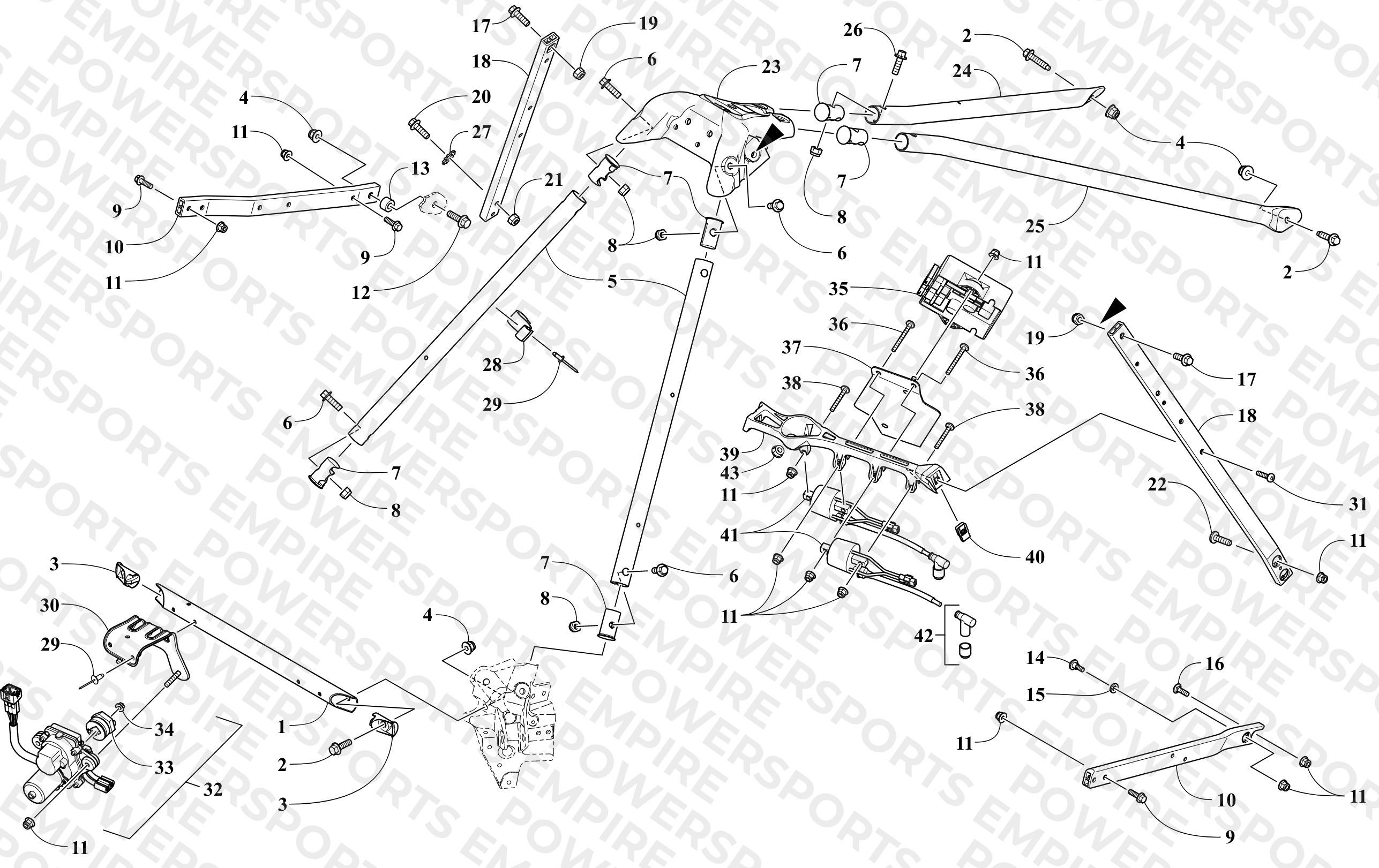 STEERING SUPPORT ASSEMBLY