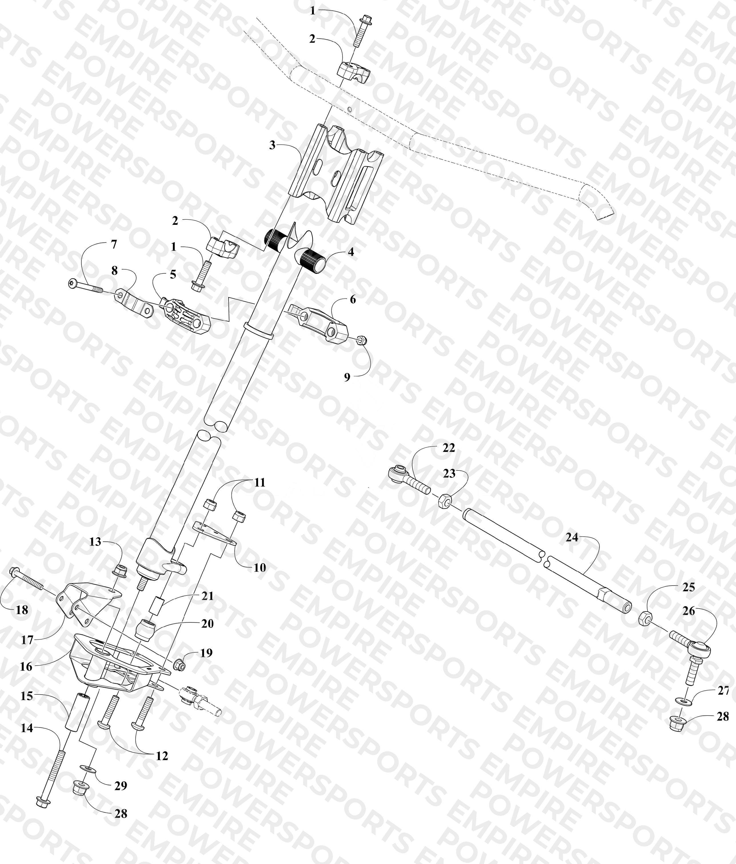 STEERING POST ASSEMBLY
