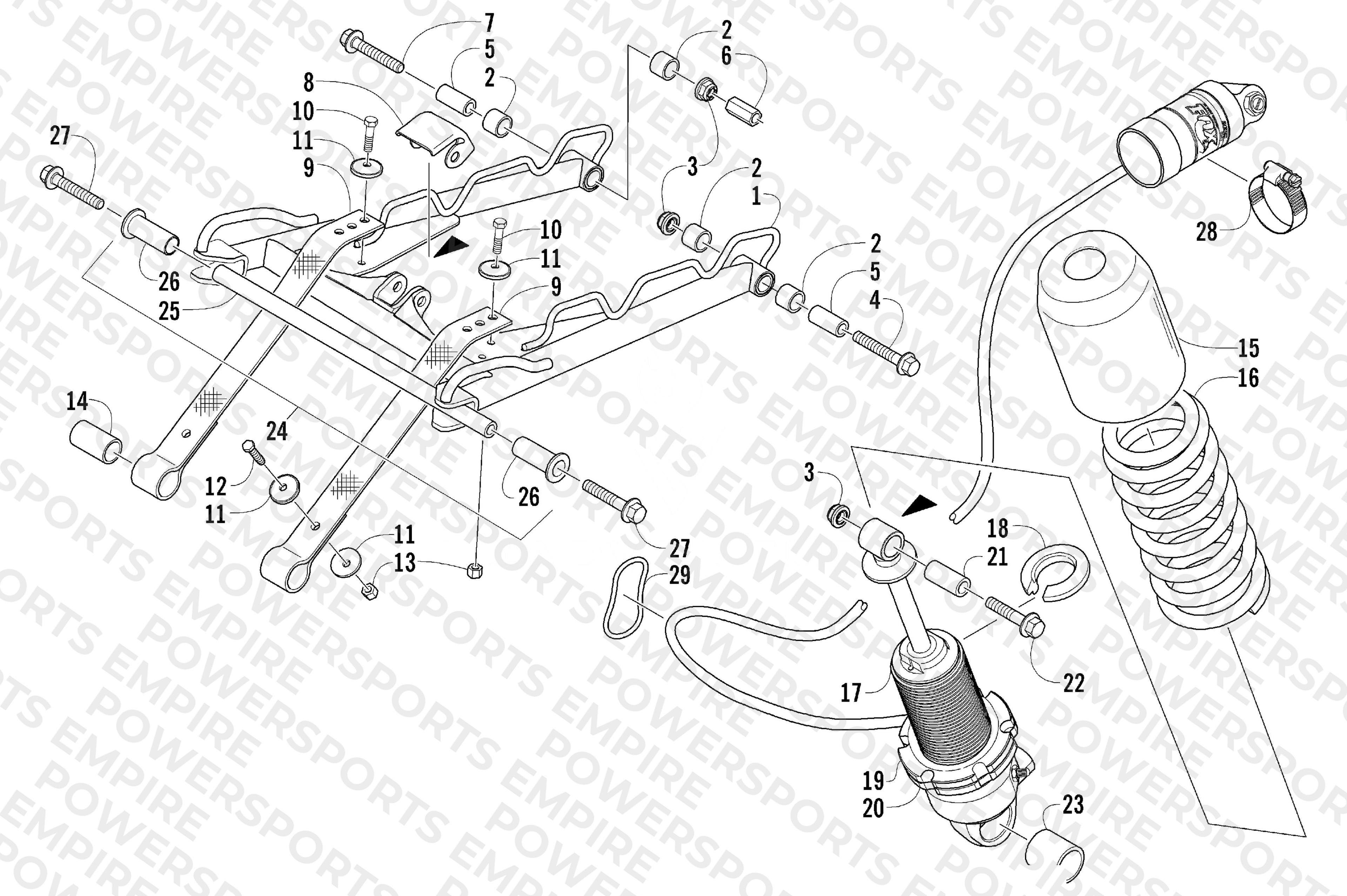 REAR SUSPENSION FRONT ARM ASSEMBLY