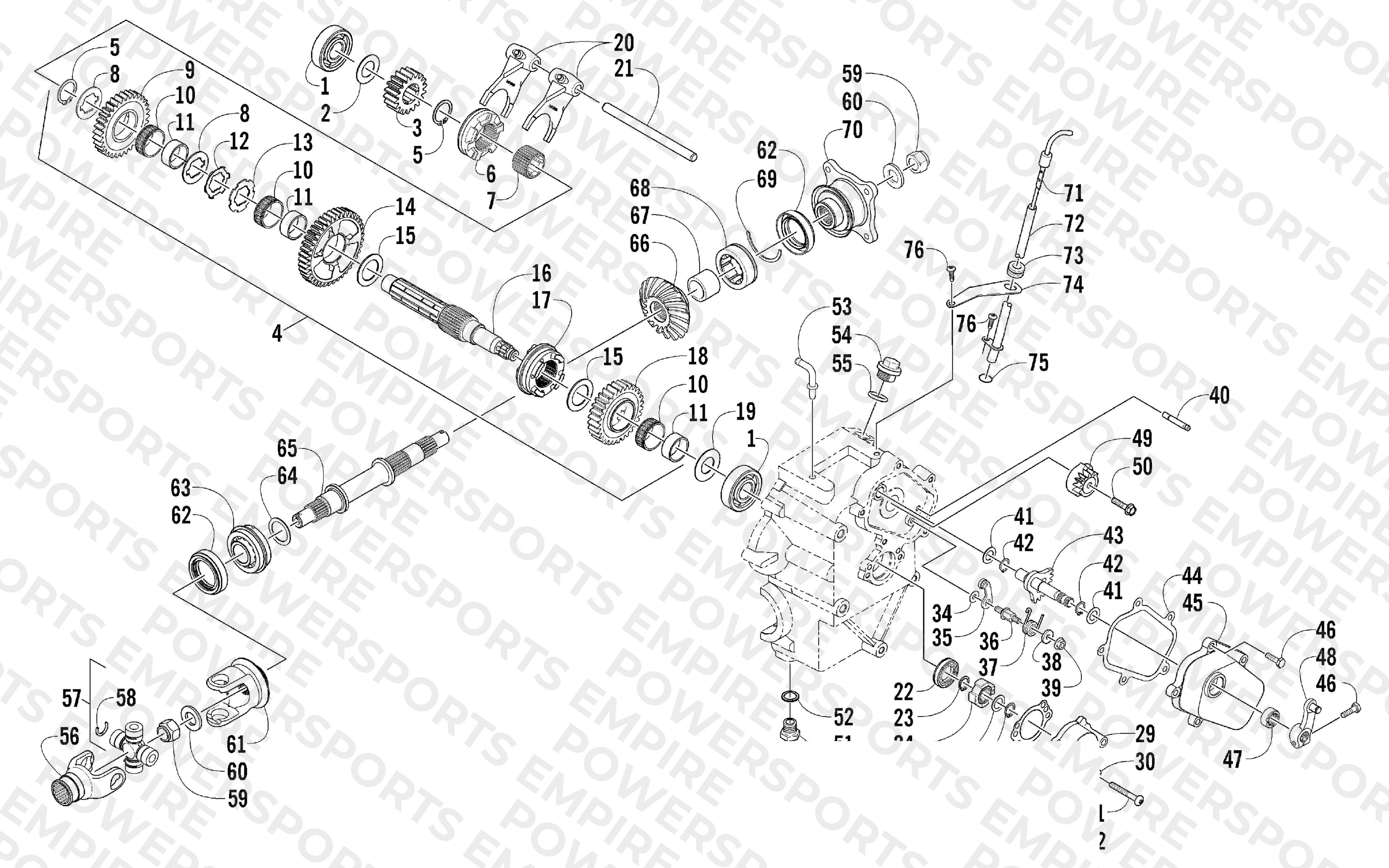 TRANSMISSION LEFT-SIDE ASSEMBLY