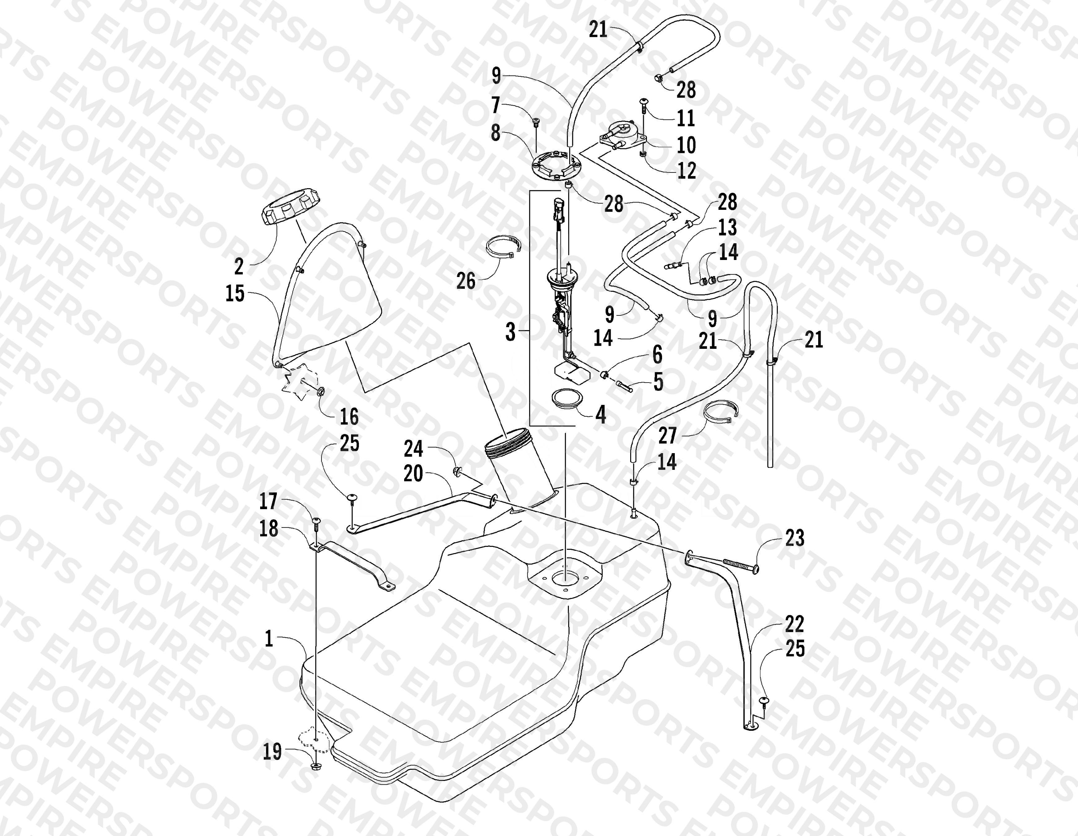 GAS TANK ASSEMBLY