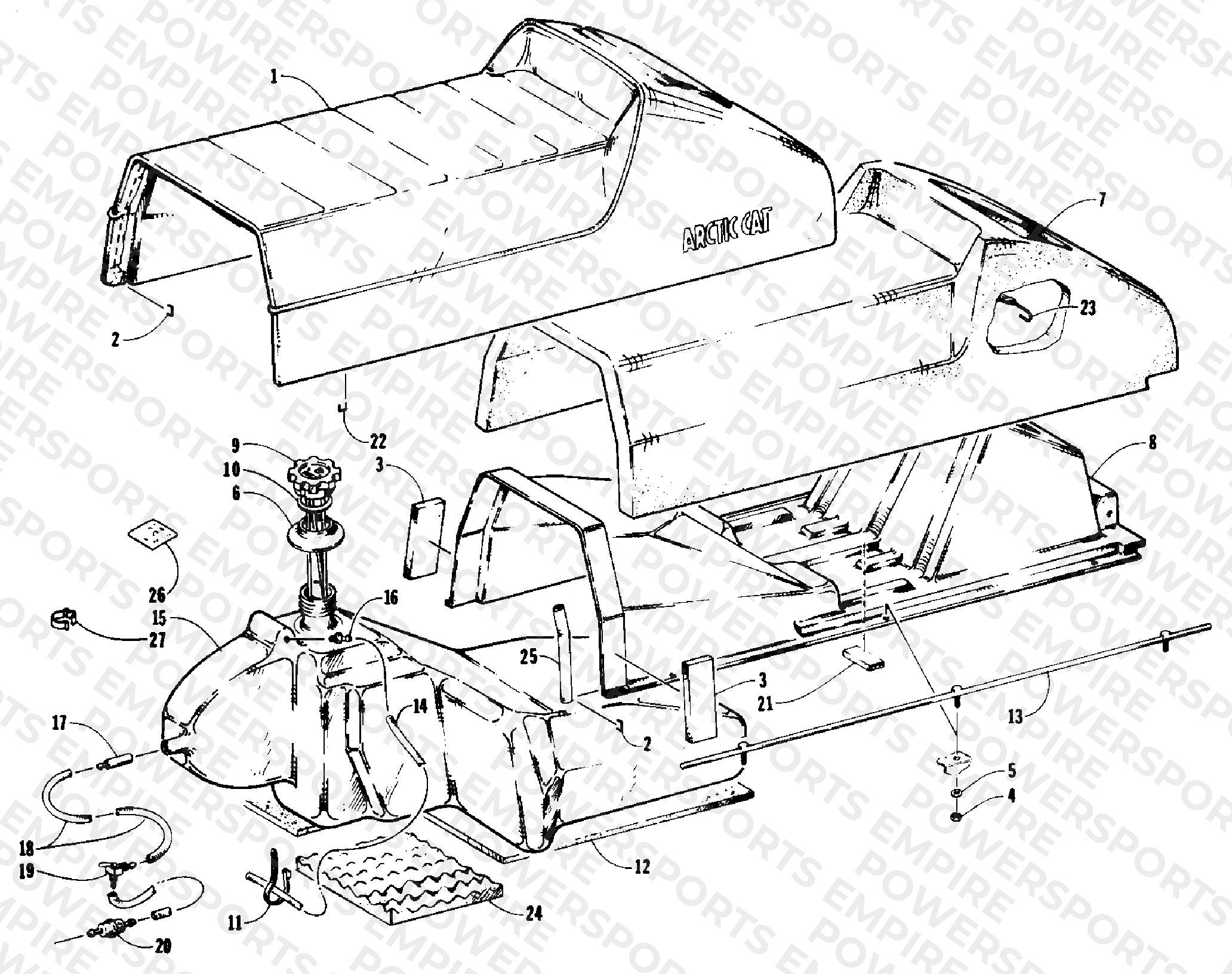 SEAT AND GAS TANK ASSEMBLIES