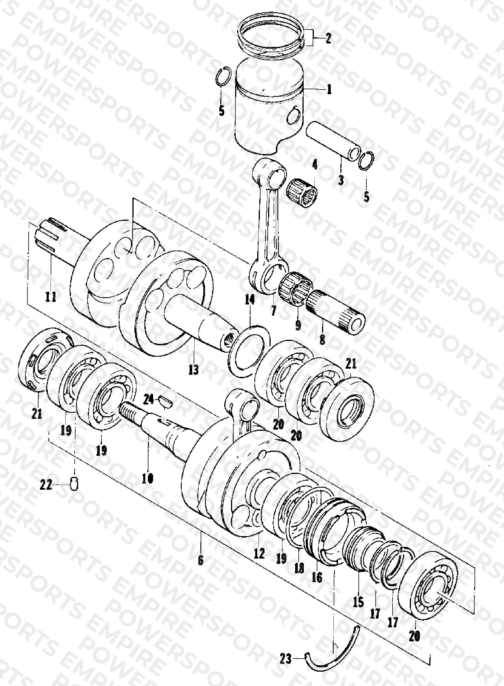 PISTON AND CRANKSHAFT