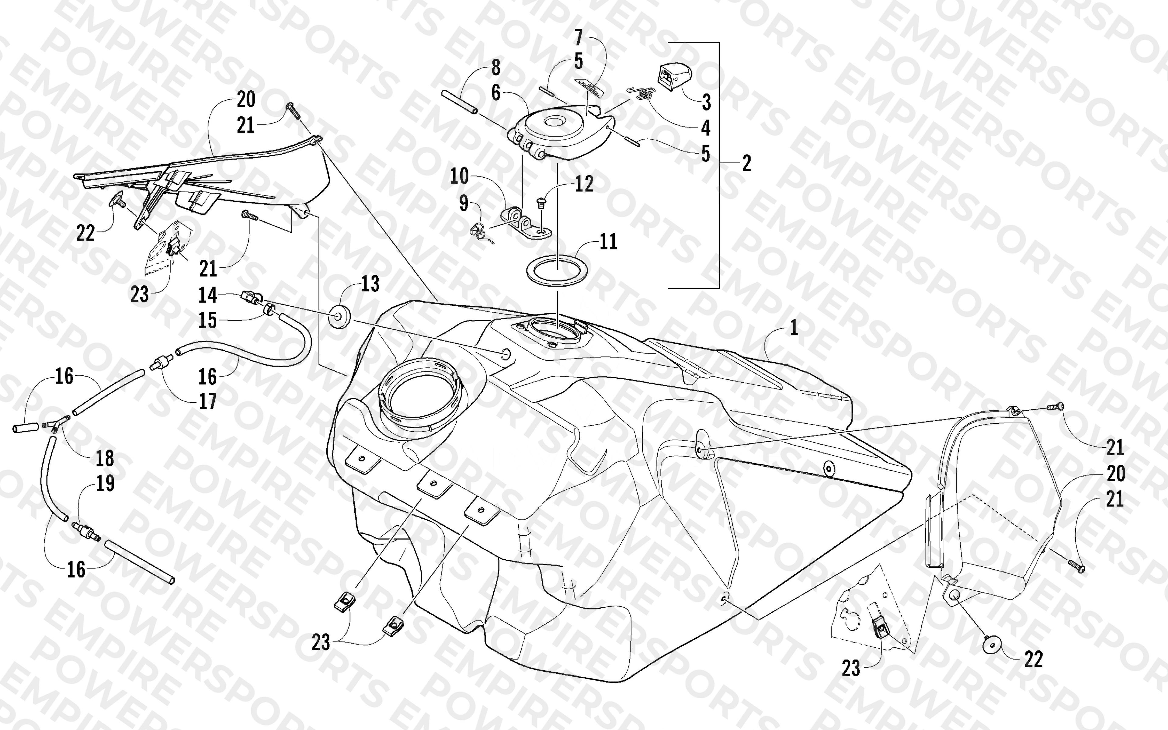 GAS TANK ASSEMBLY