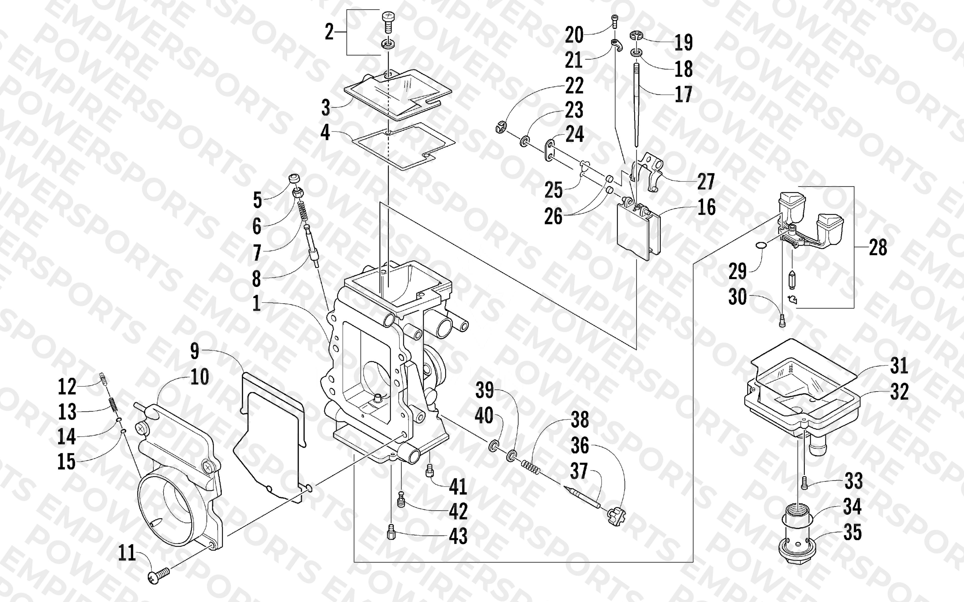 CARBURETOR - INTERNAL PARTS