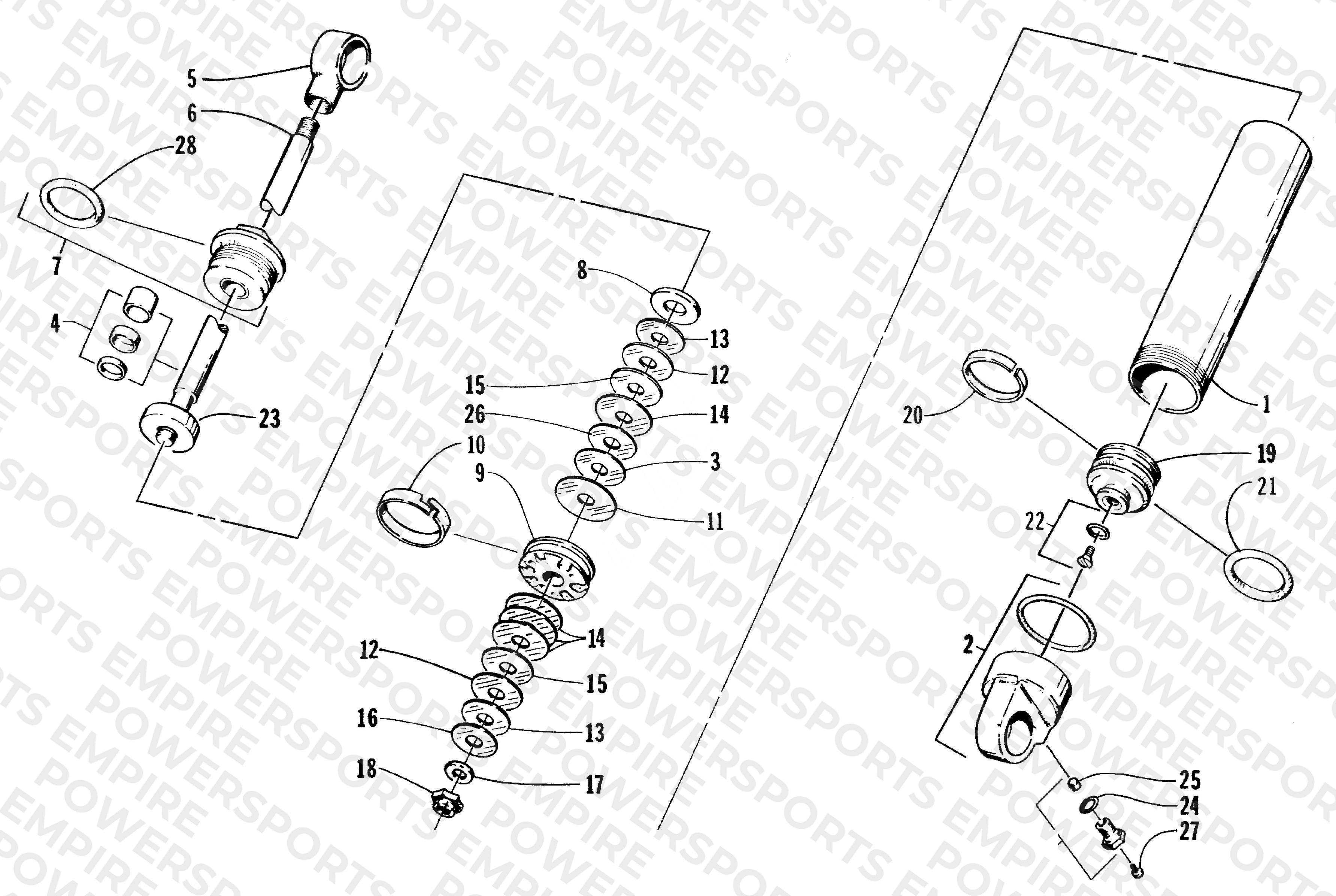 REAR SUSPENSION - REAR ARM SHOCK ABSORBER