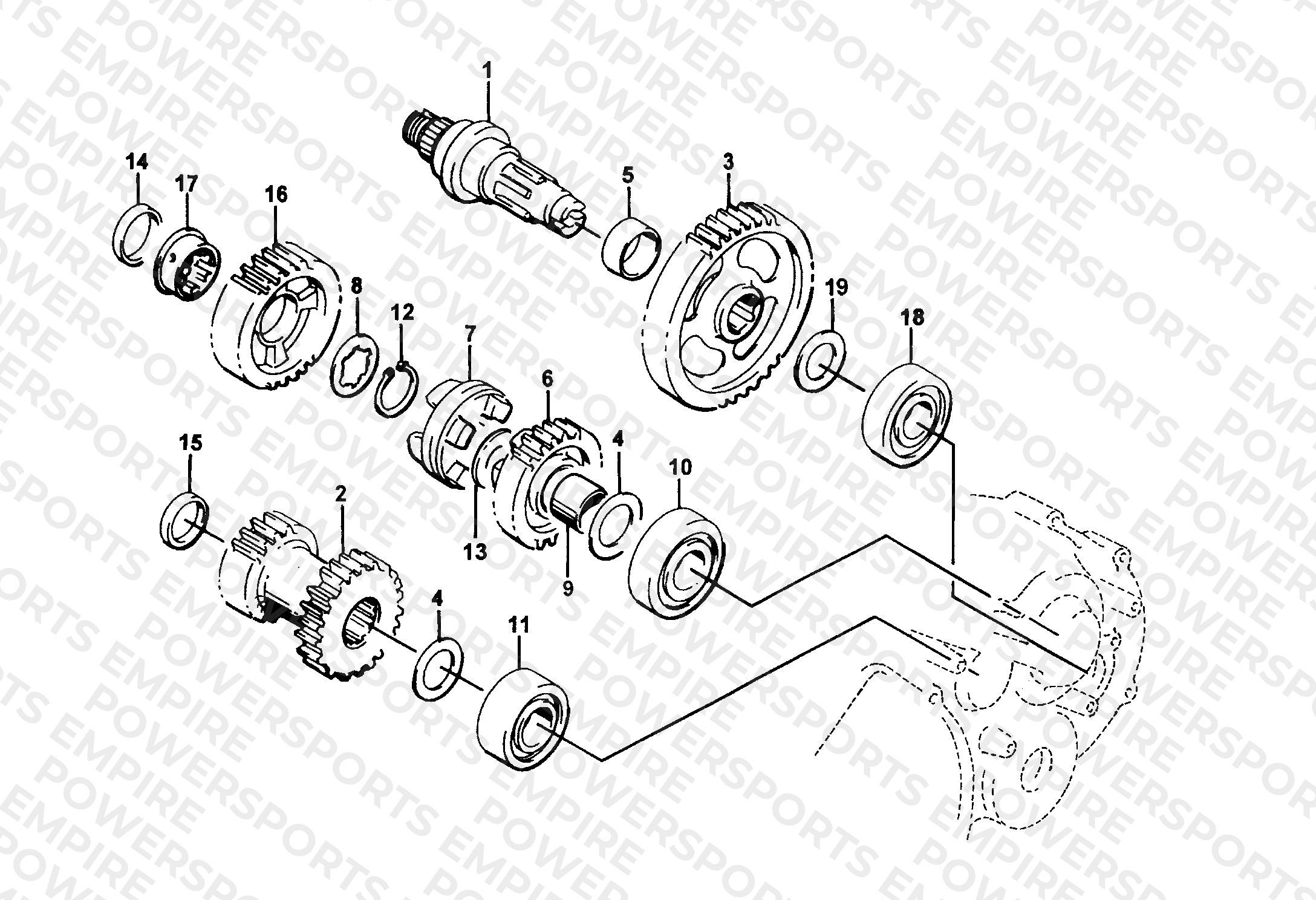SECONDARY TRANSMISSION ASSEMBLY