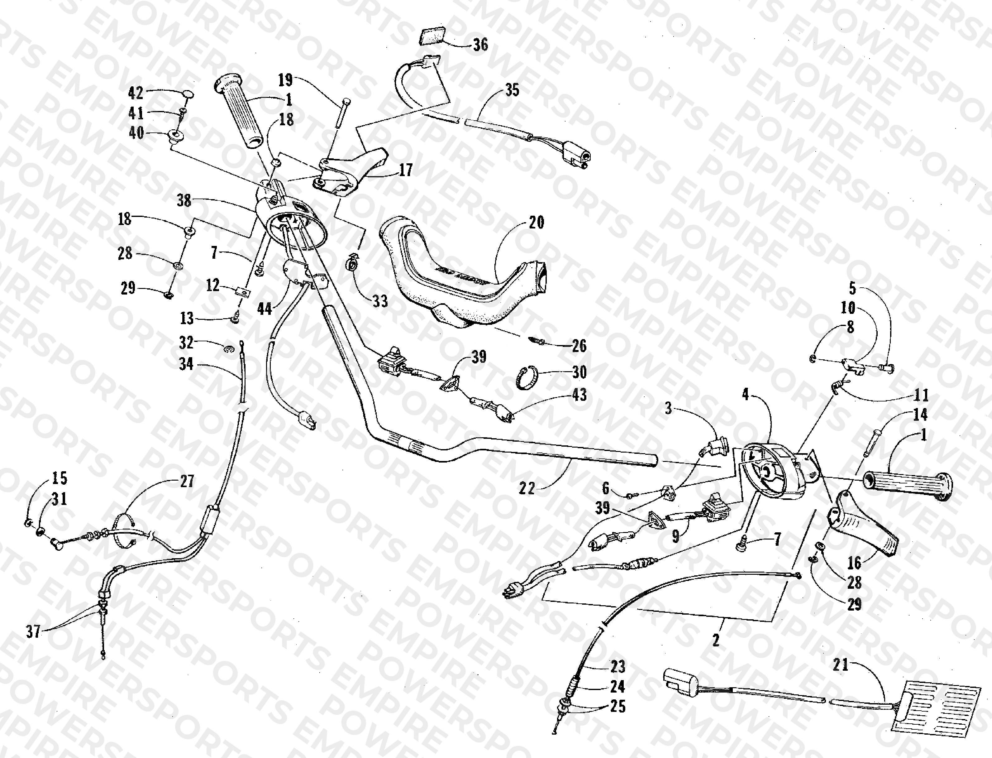 HANDLEBAR AND CONTROLS