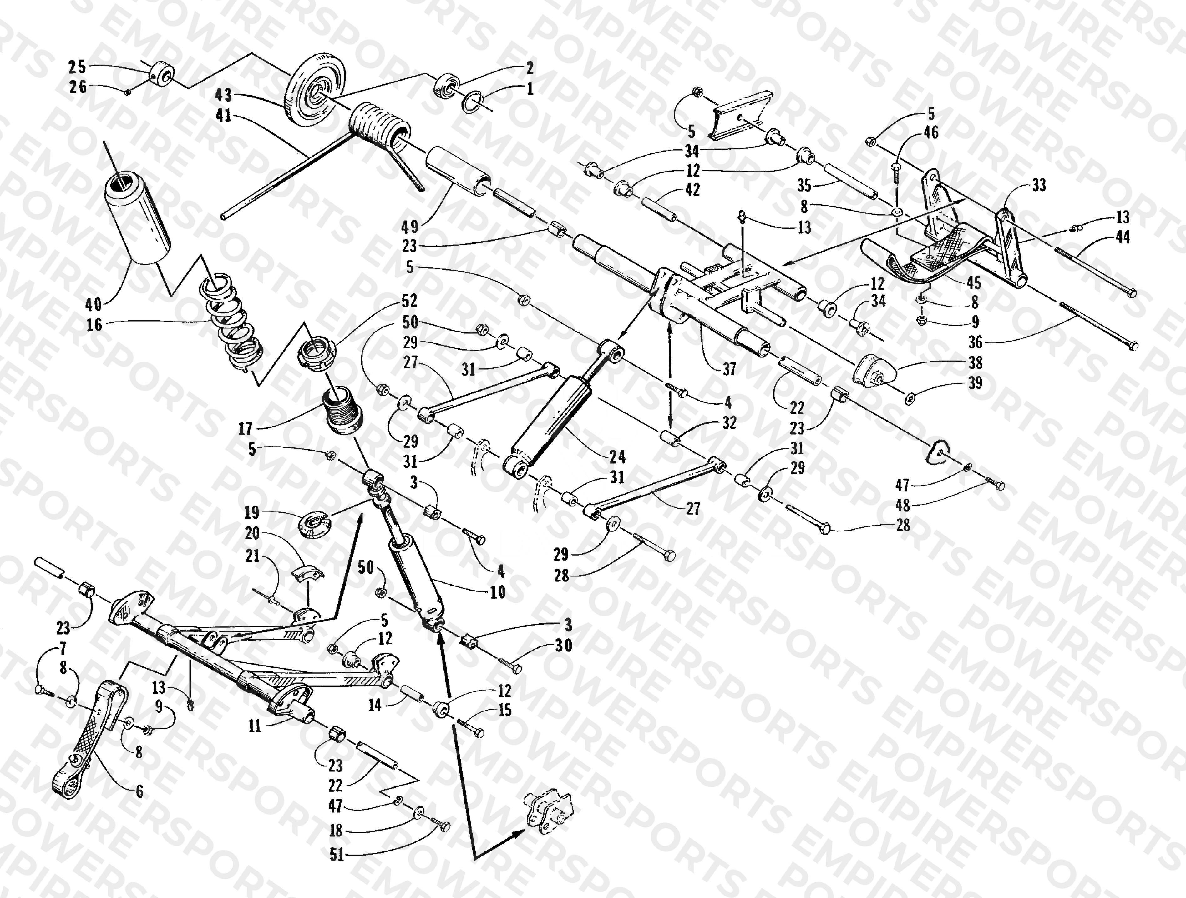 REAR SUSPENSION ARM ASSEMBLY