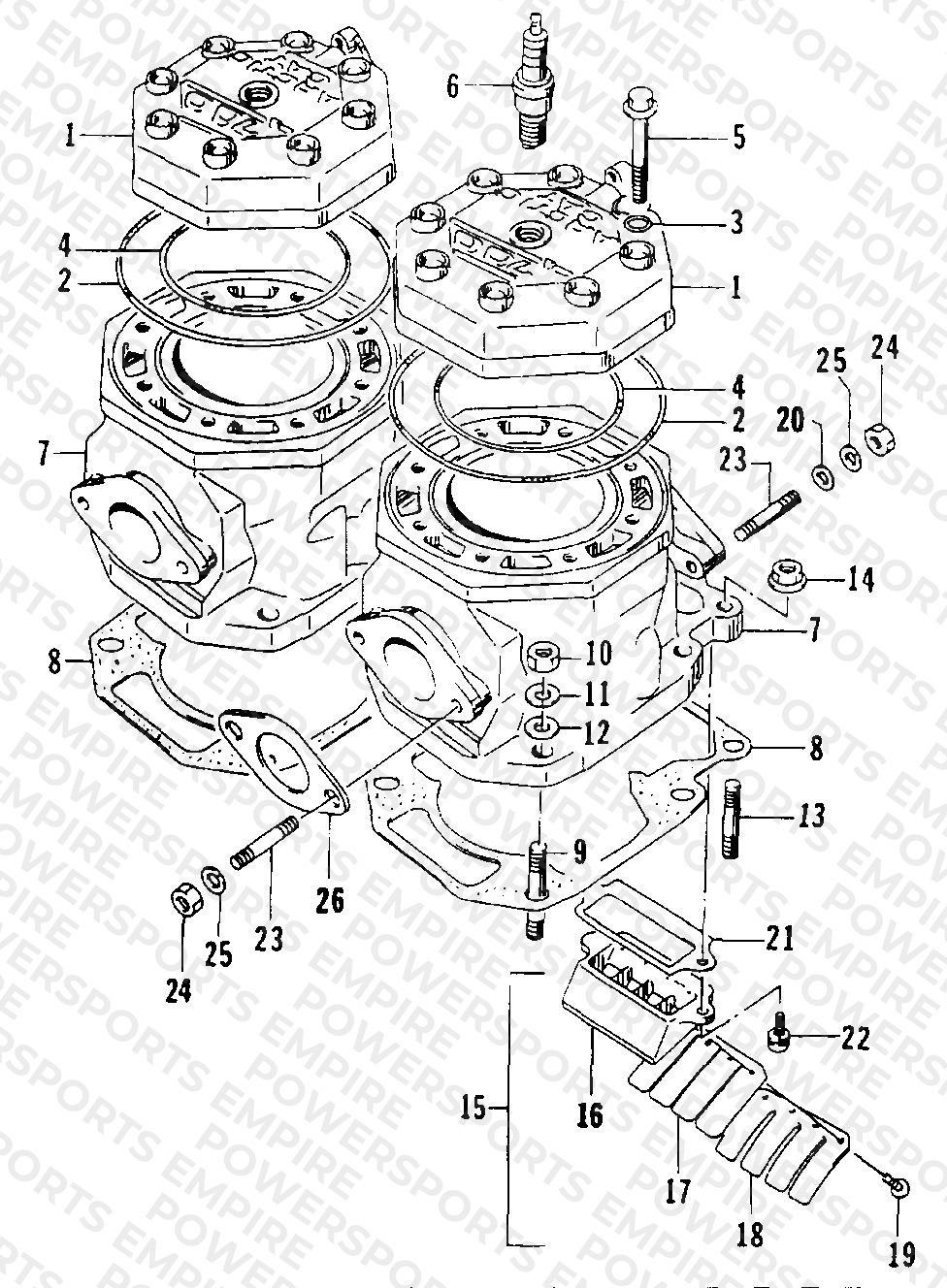 CYLINDER AND HEAD ASSEMBLY