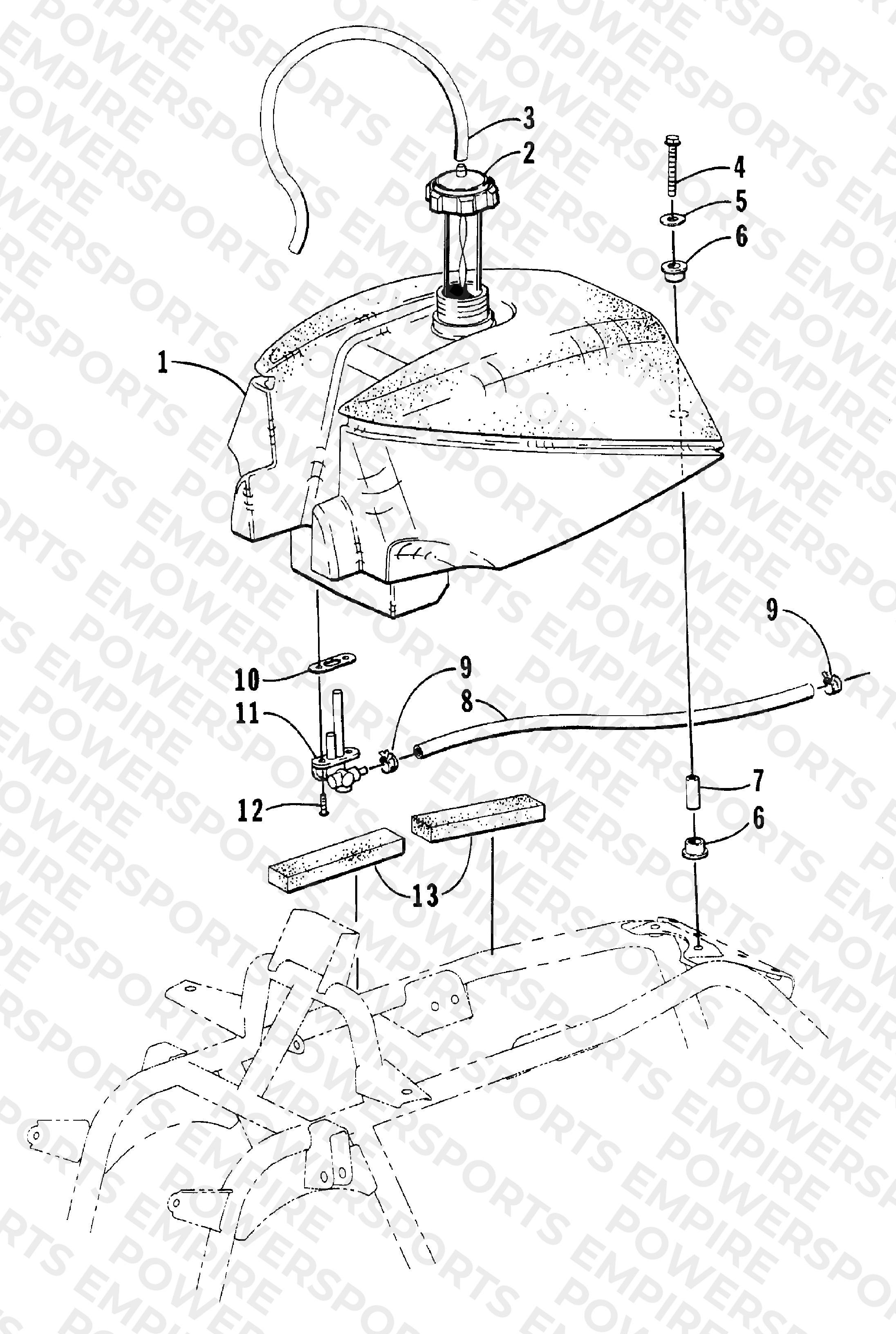 GAS TANK ASSEMBLY