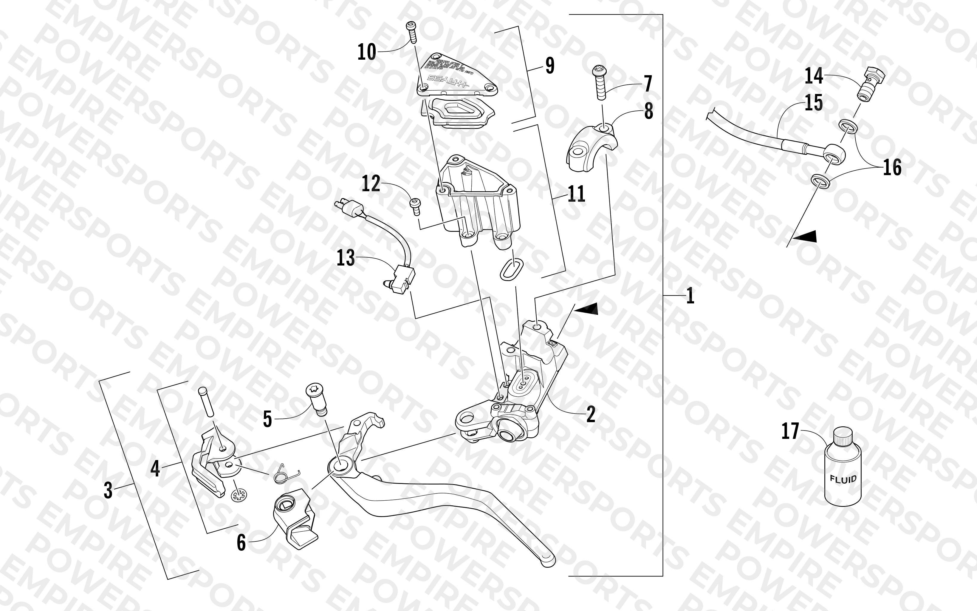 HYDRAULIC BRAKE CONTROL ASSEMBLY