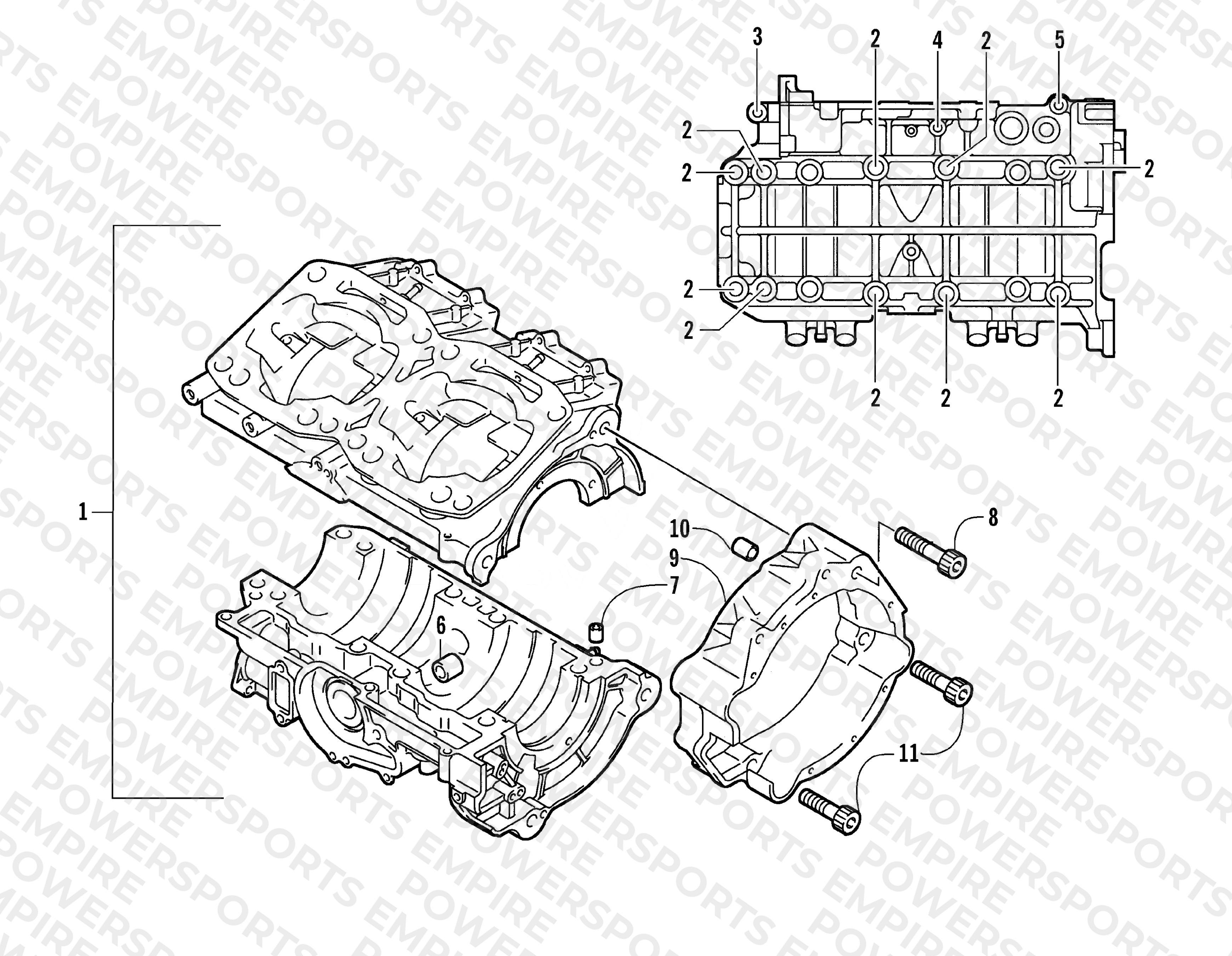CRANKCASE ASSEMBLY