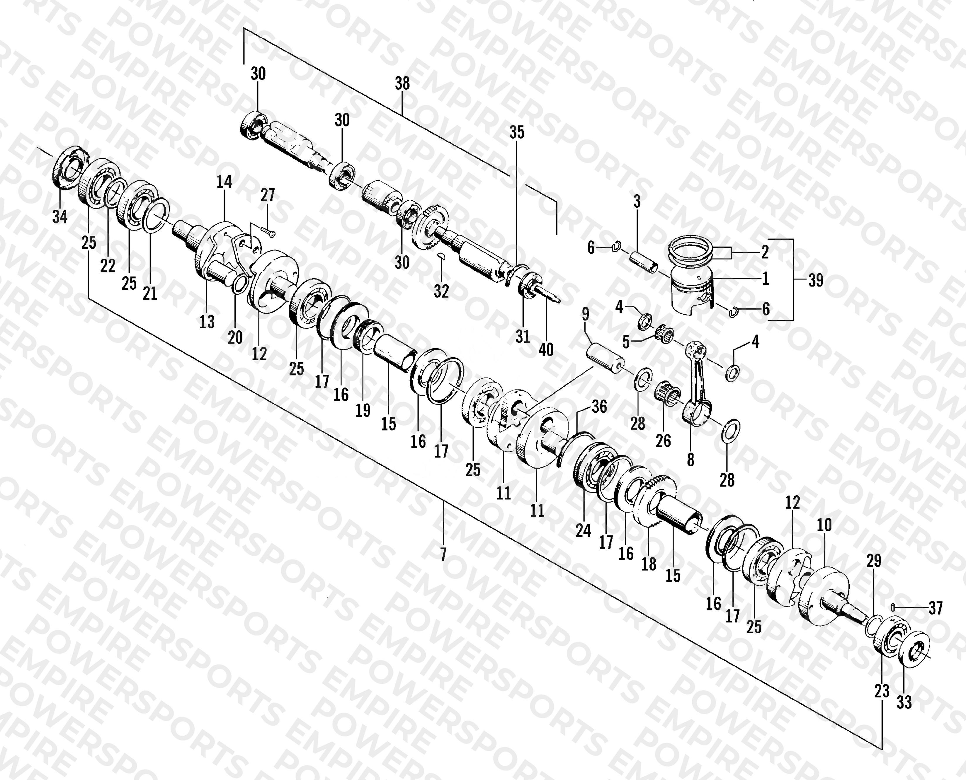 PISTON AND CRANKSHAFT