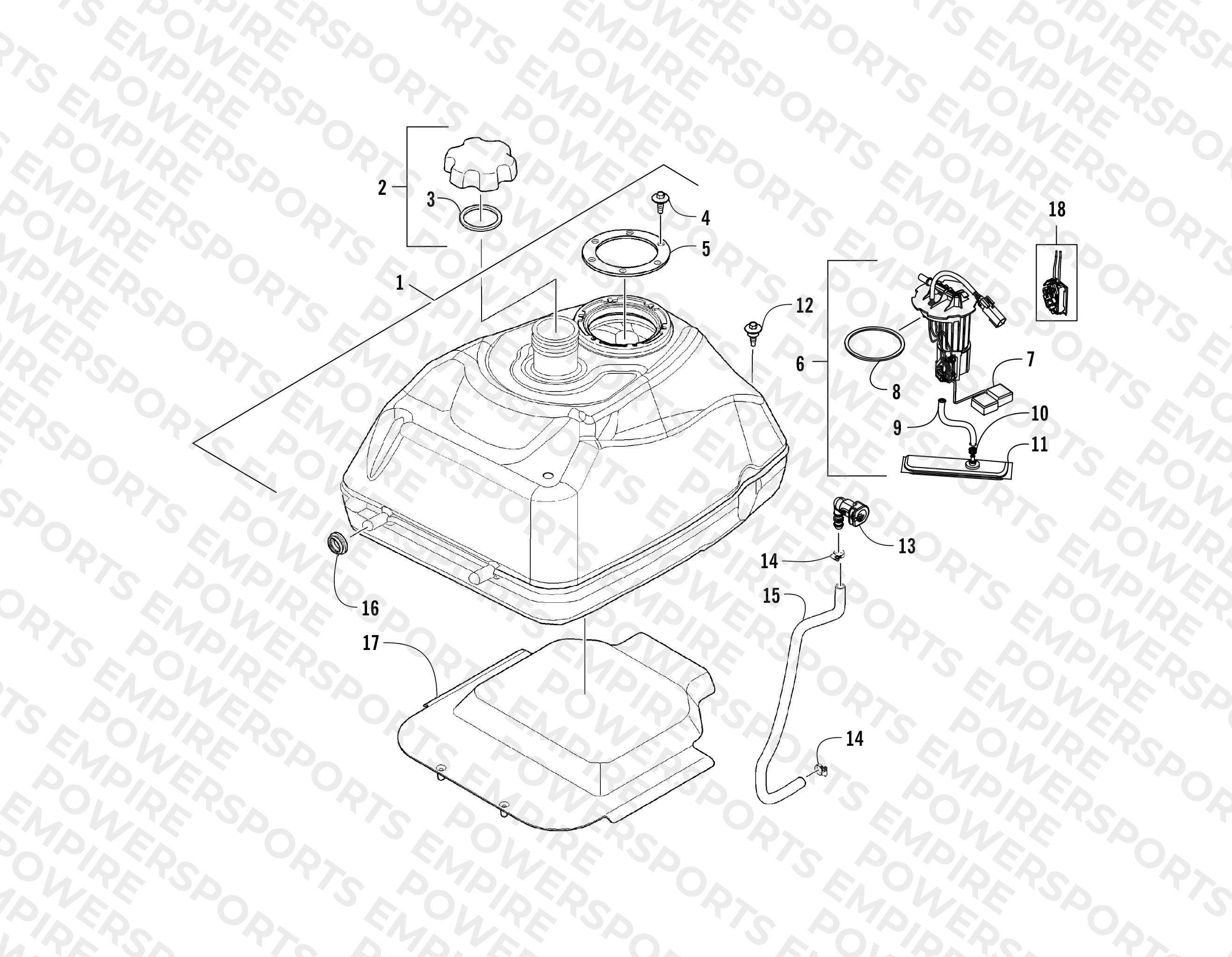 GAS TANK ASSEMBLY