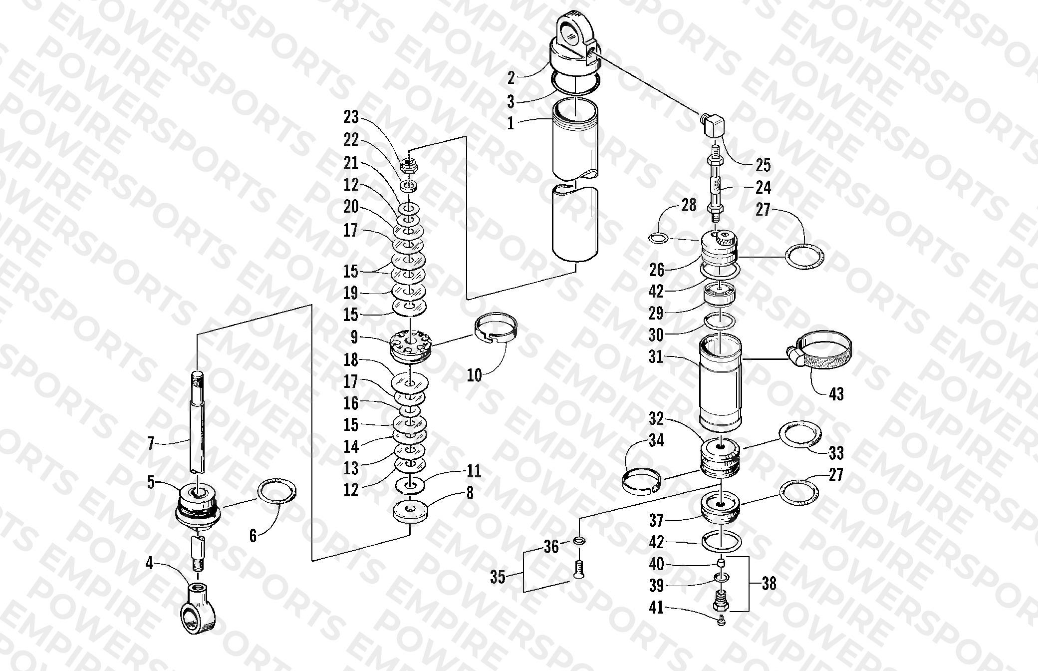 REAR SUSPENSION - REAR ARM SHOCK ABSORBER