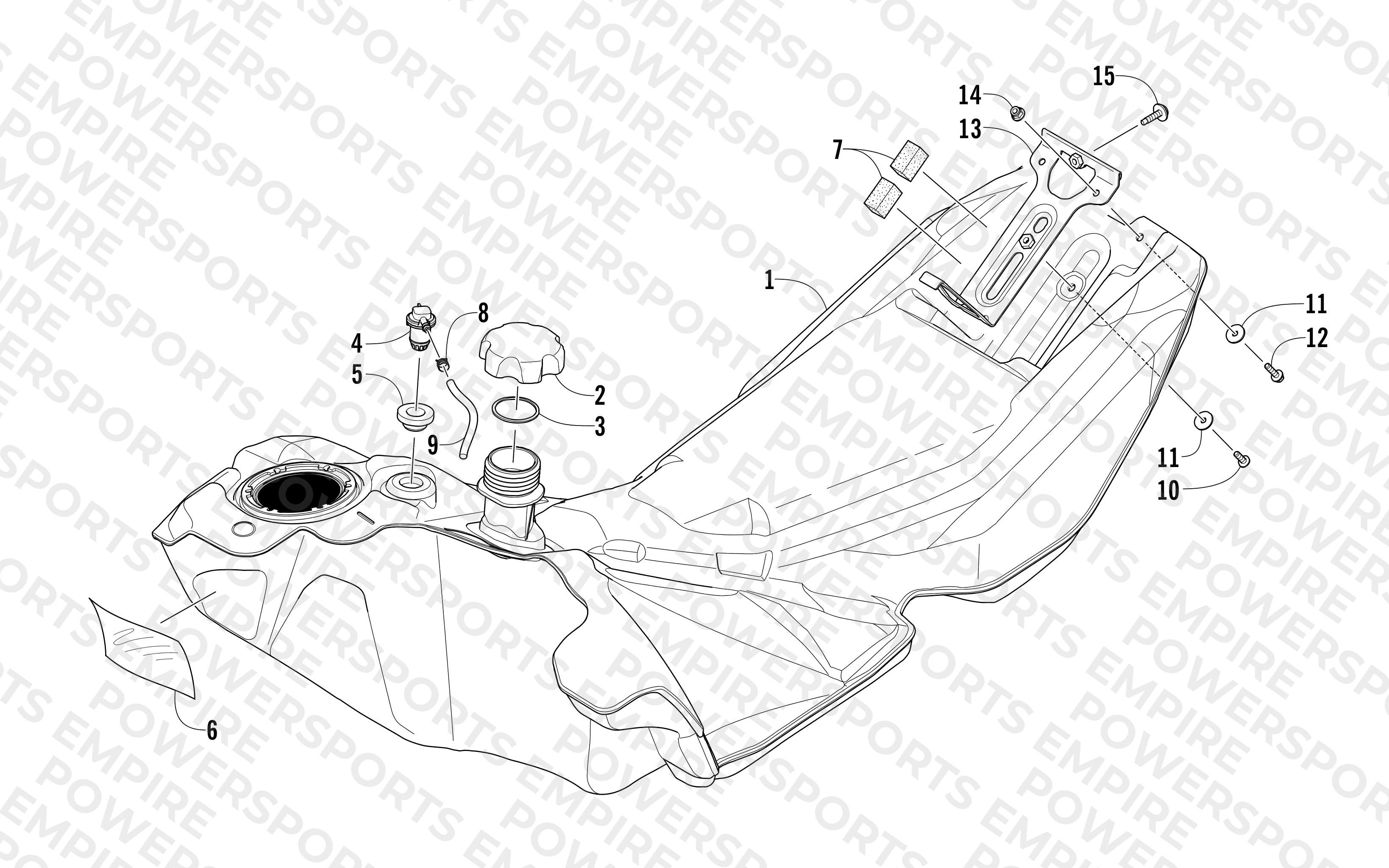 GAS TANK ASSEMBLY