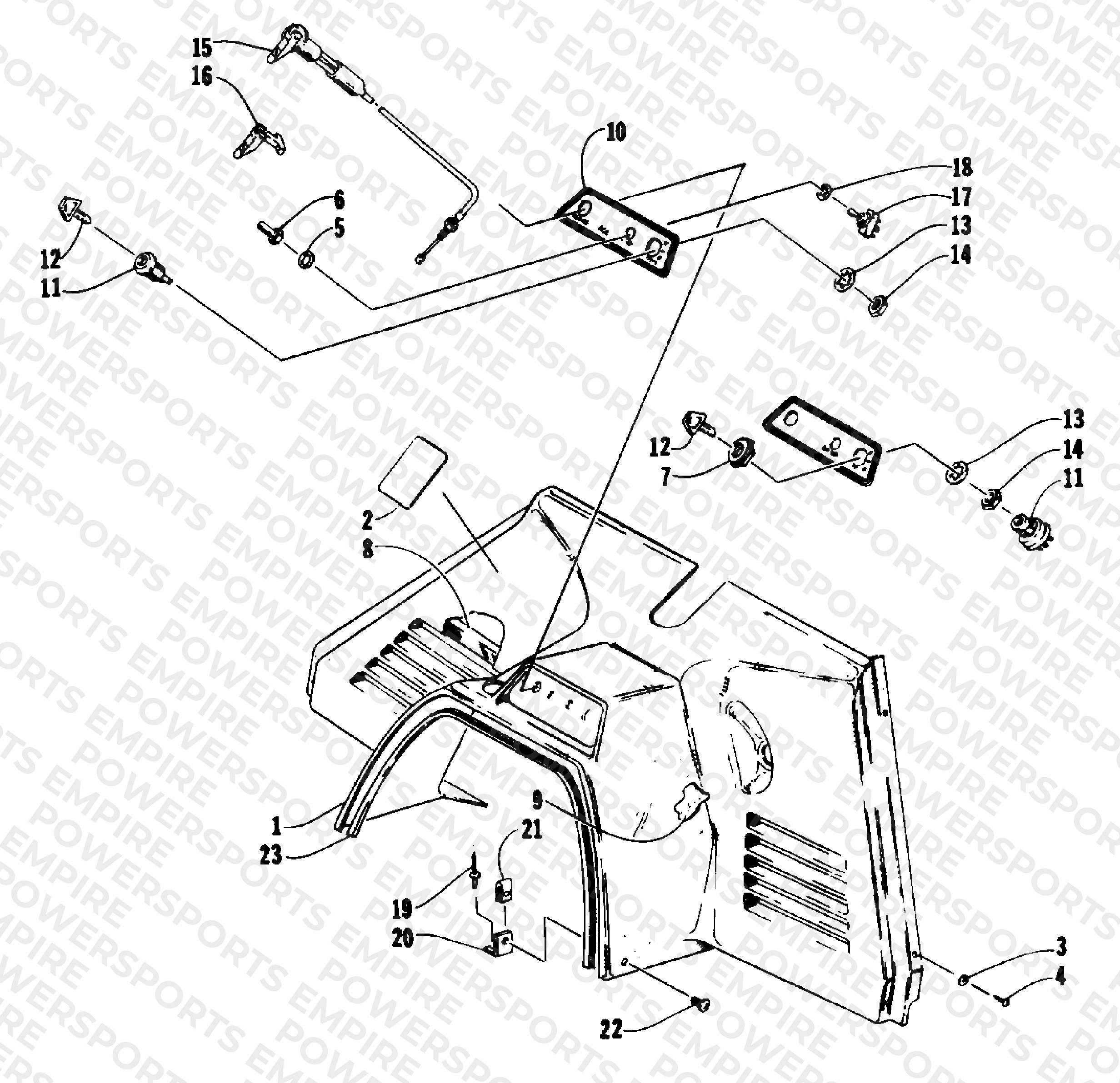 CONSOLE AND SWITCH ASSEMBLIES