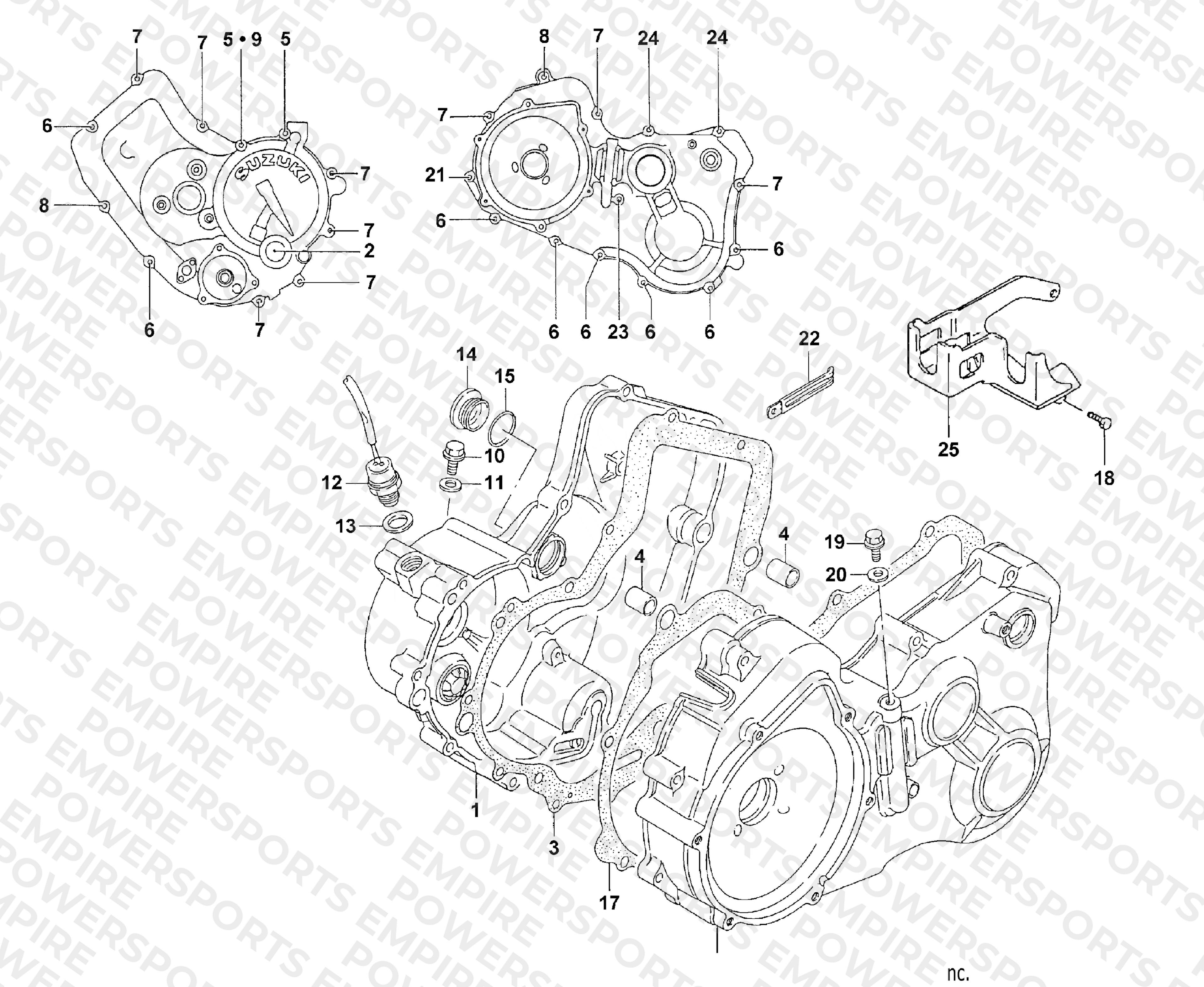 CRANKCASE COVER ASSEMBLY
