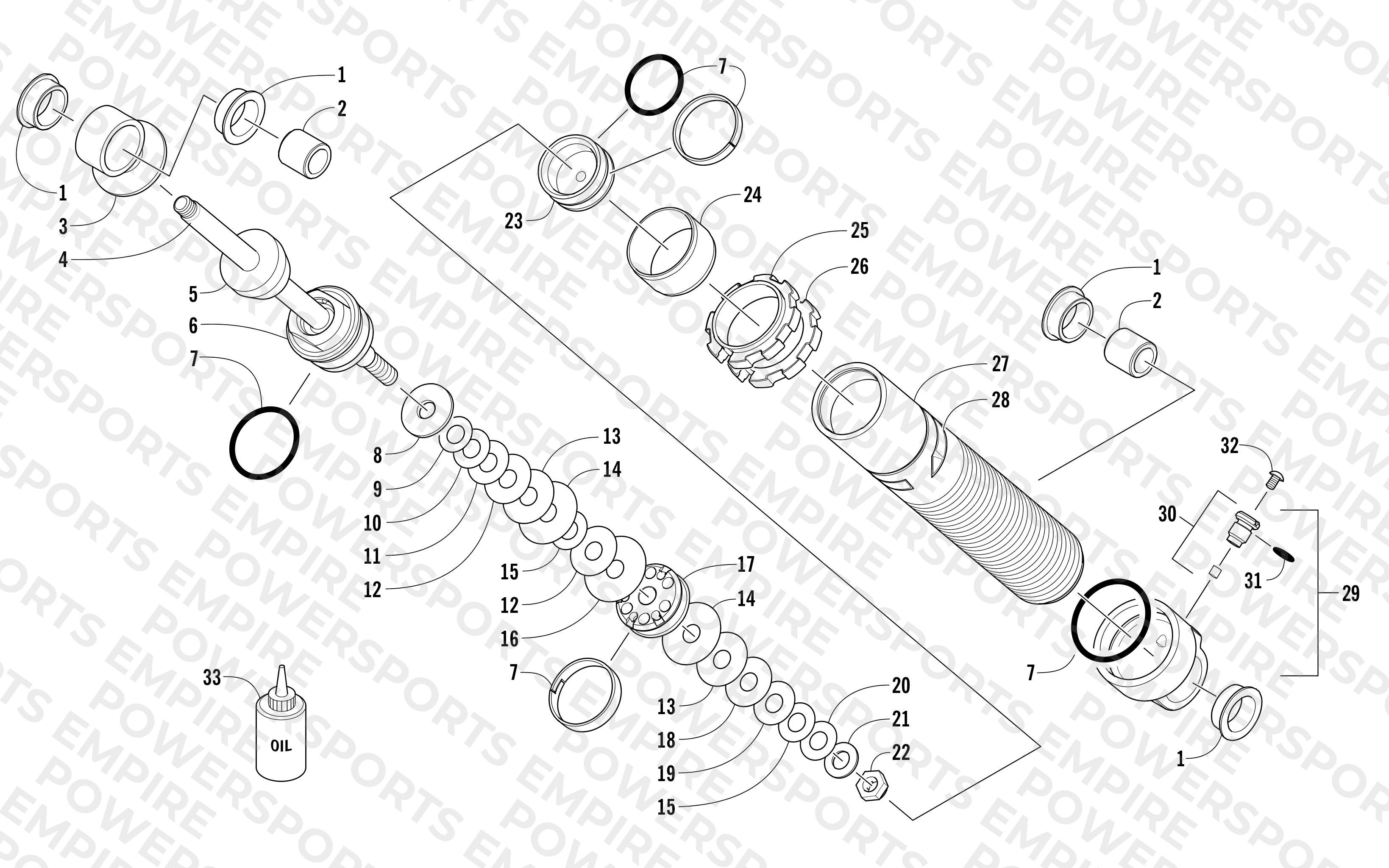 FRONT SUSPENSION SHOCK ABSORBER