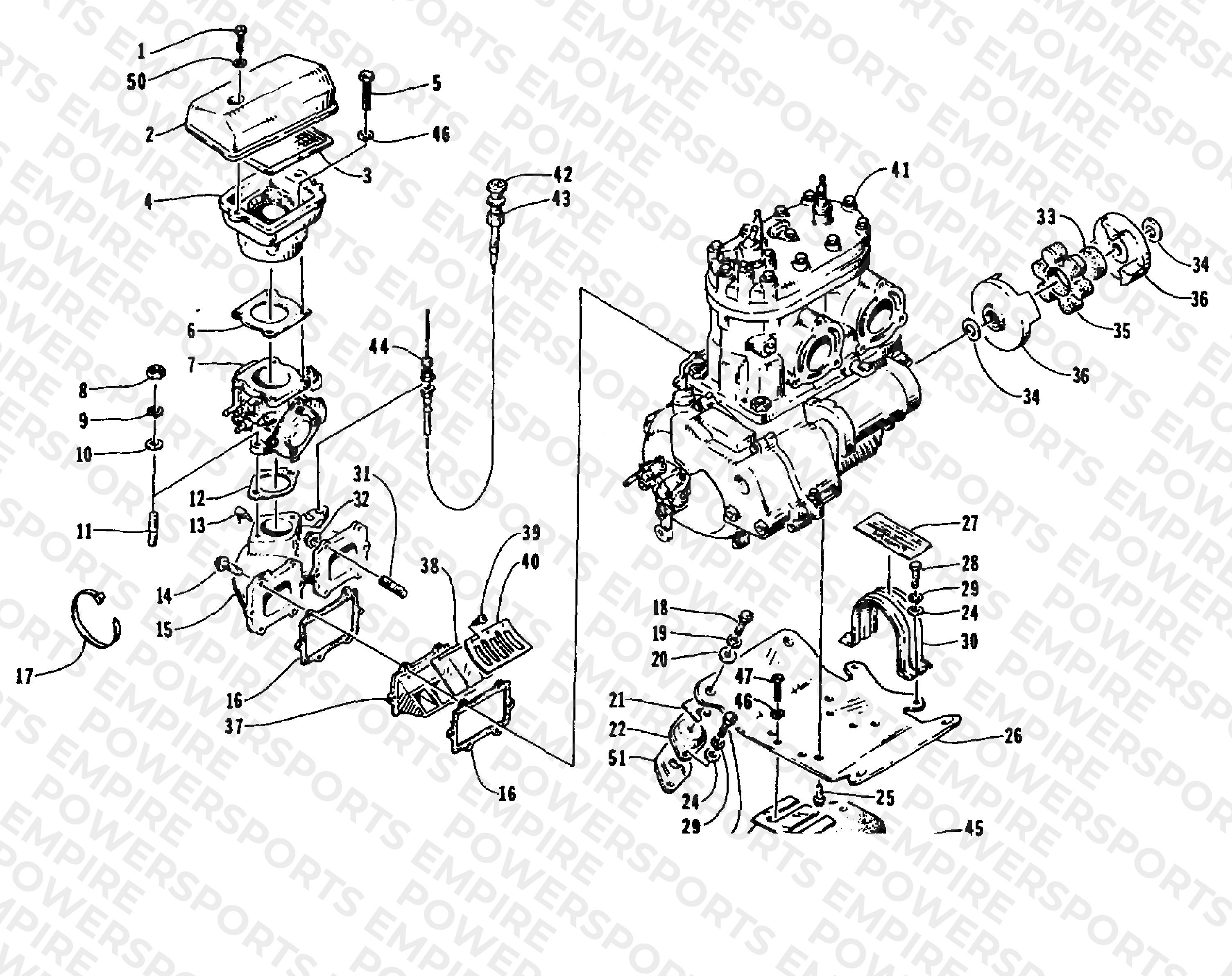 ENGINE AND RELATED ASSEMBLY