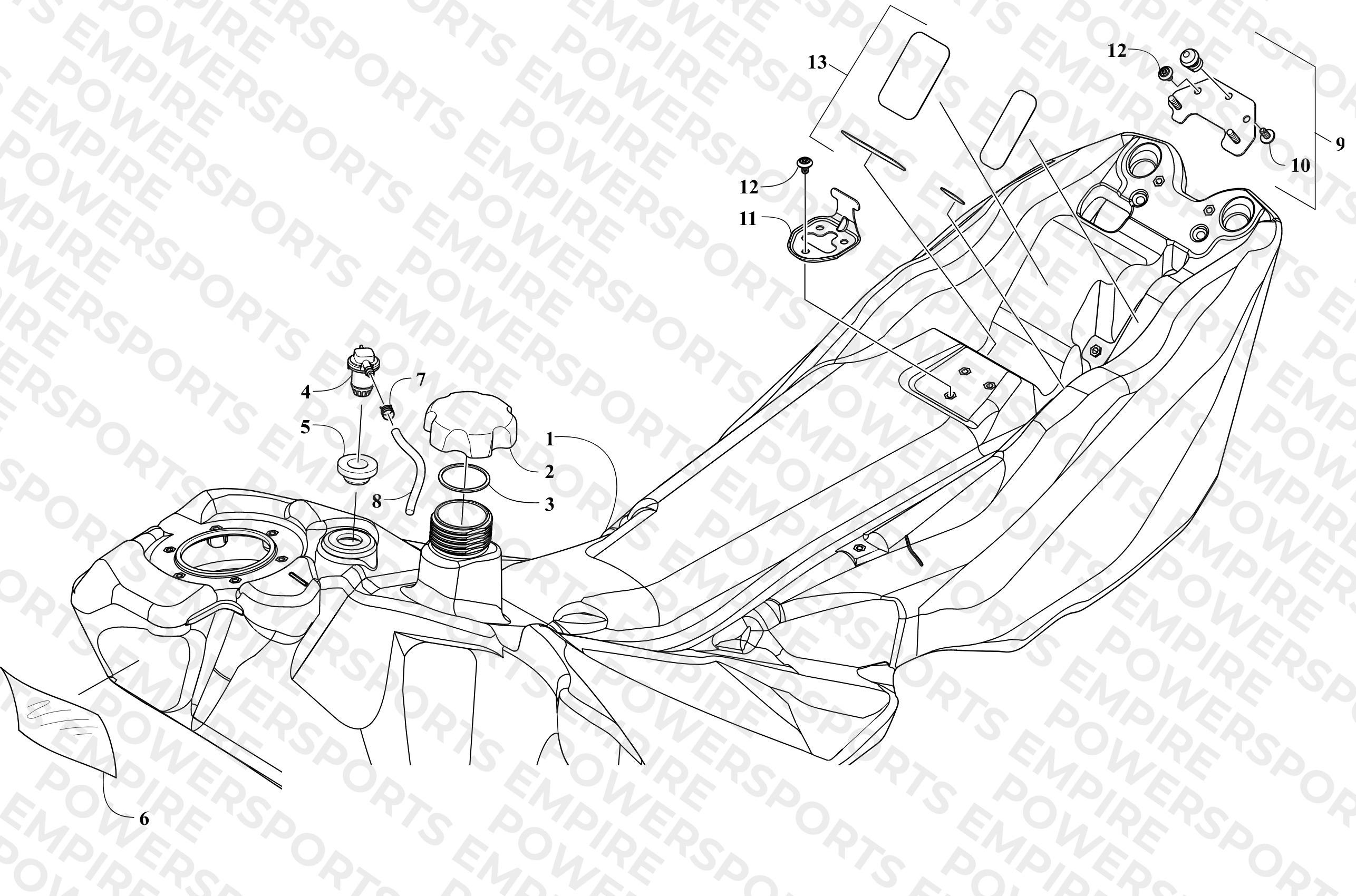 GAS TANK ASSEMBLY