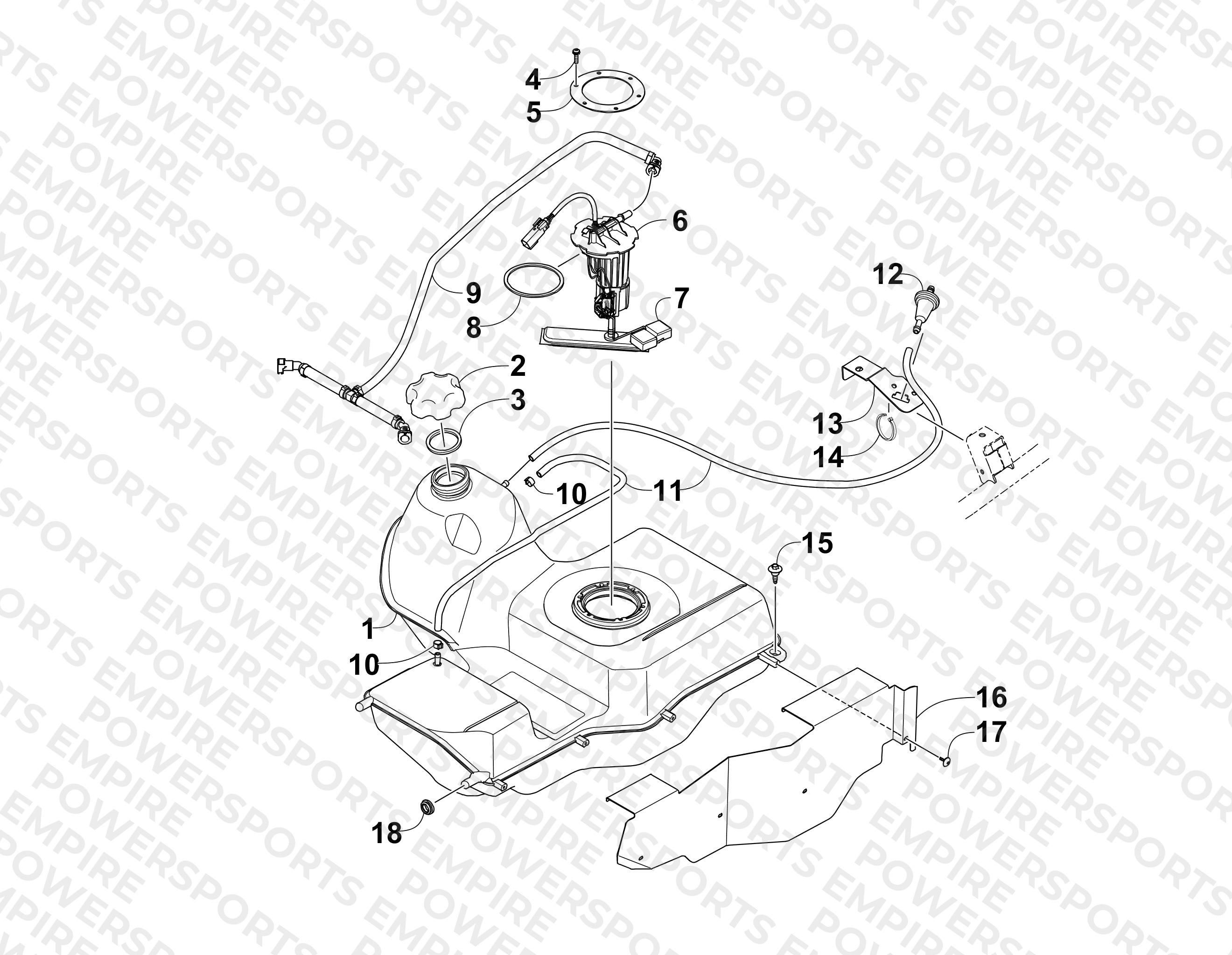 GAS TANK ASSEMBLY