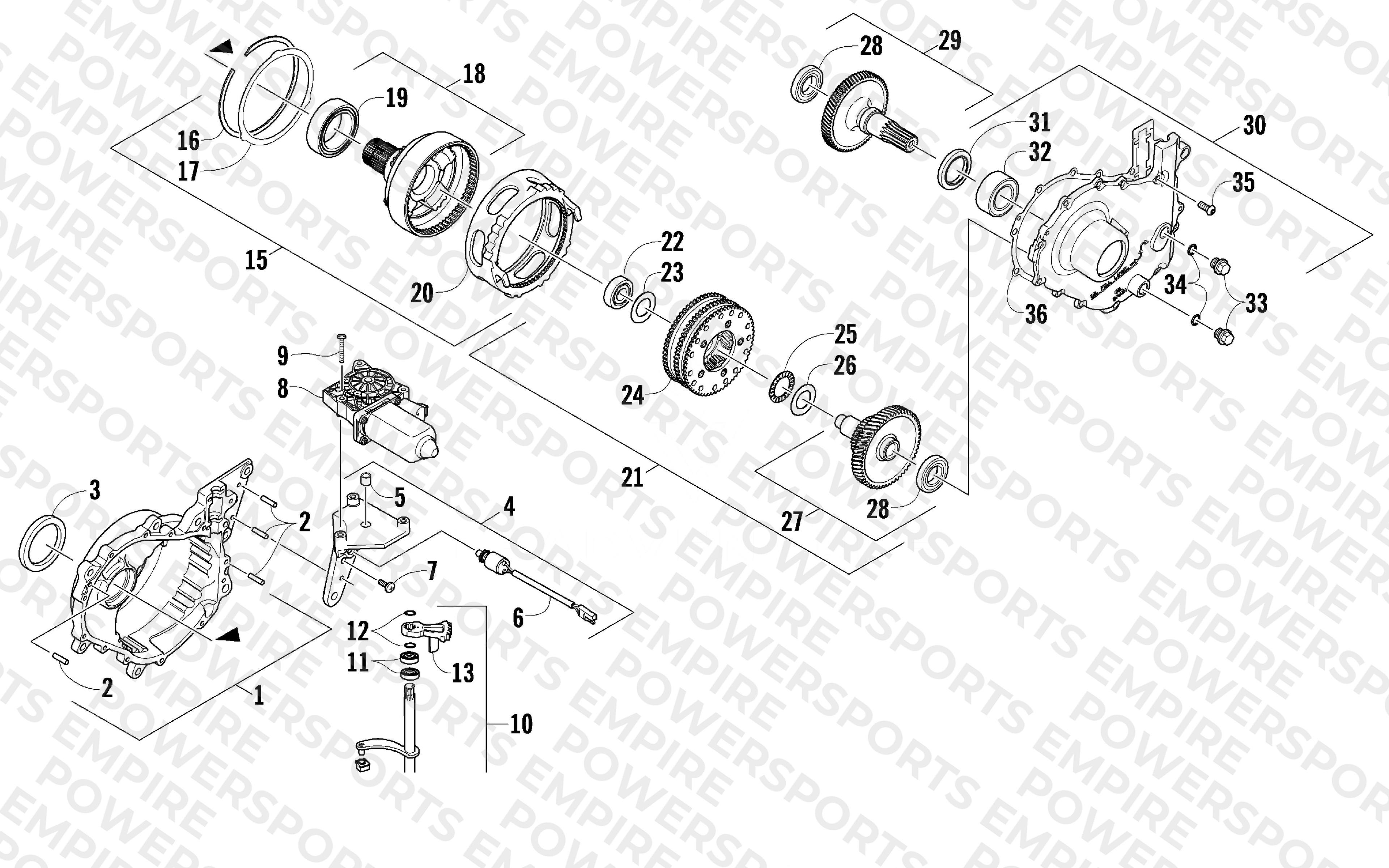 GEARCASE ASSEMBLY