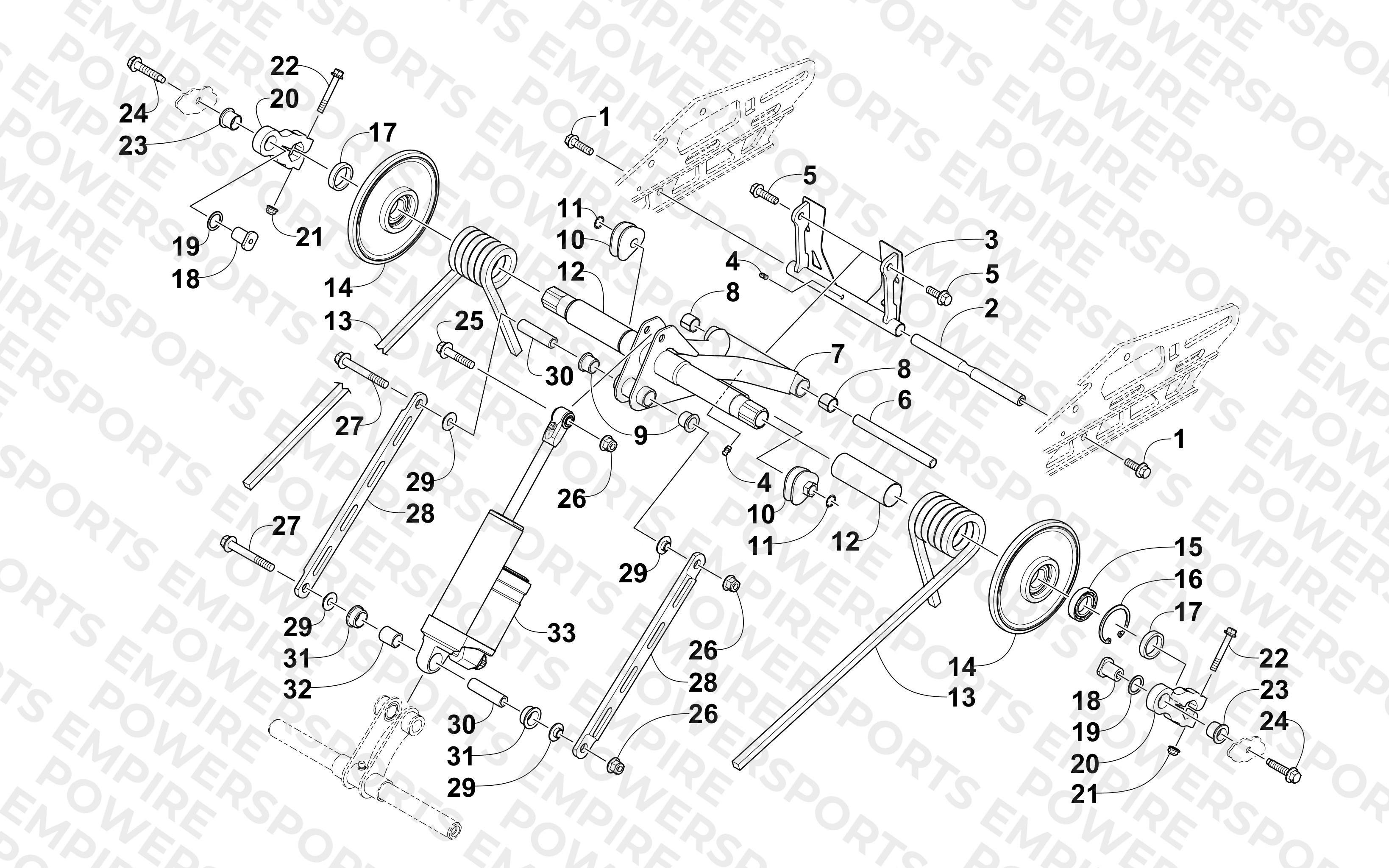REAR SUSPENSION REAR ARM ASSEMBLY