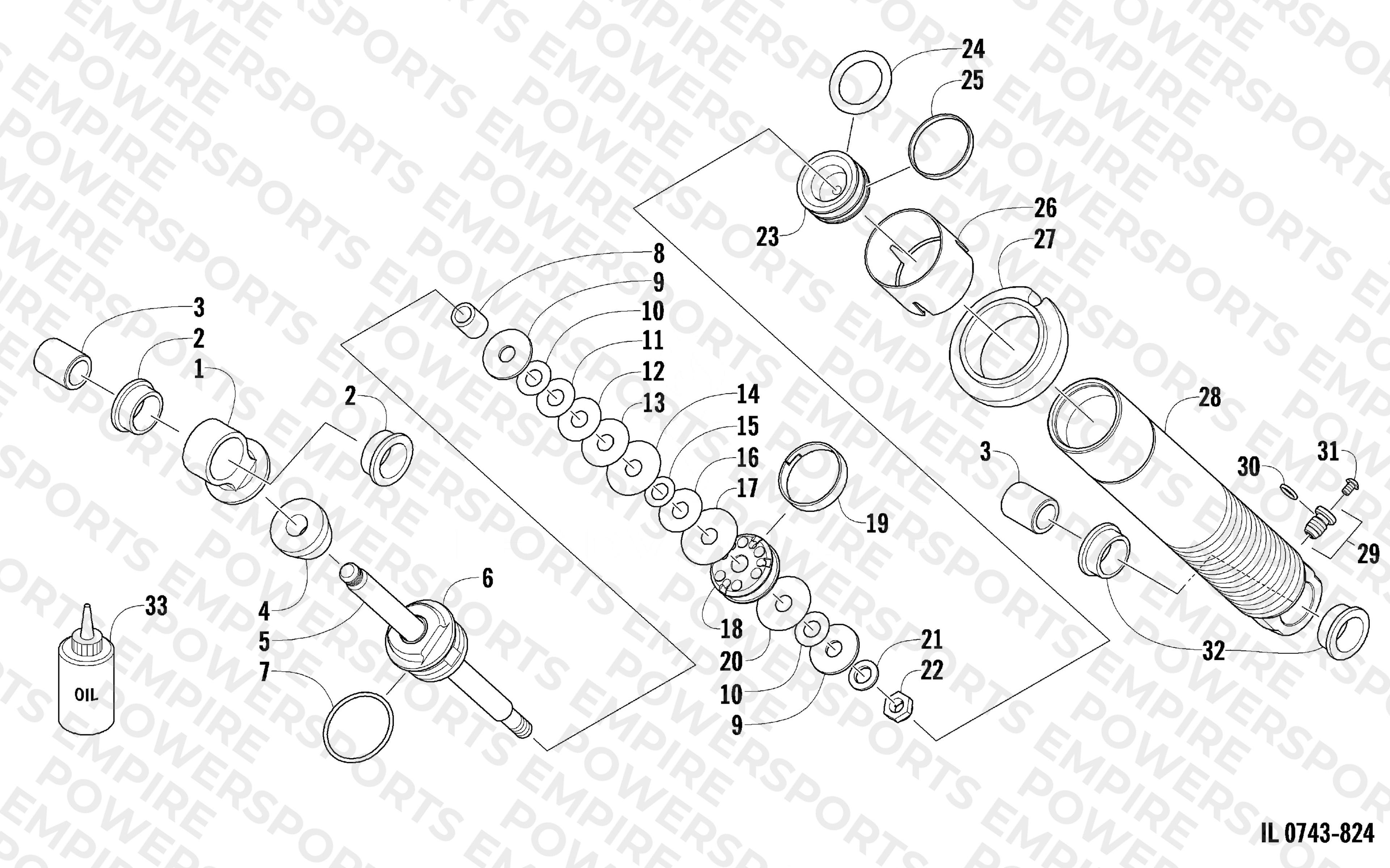 FRONT SUSPENSION SHOCK ABSORBER