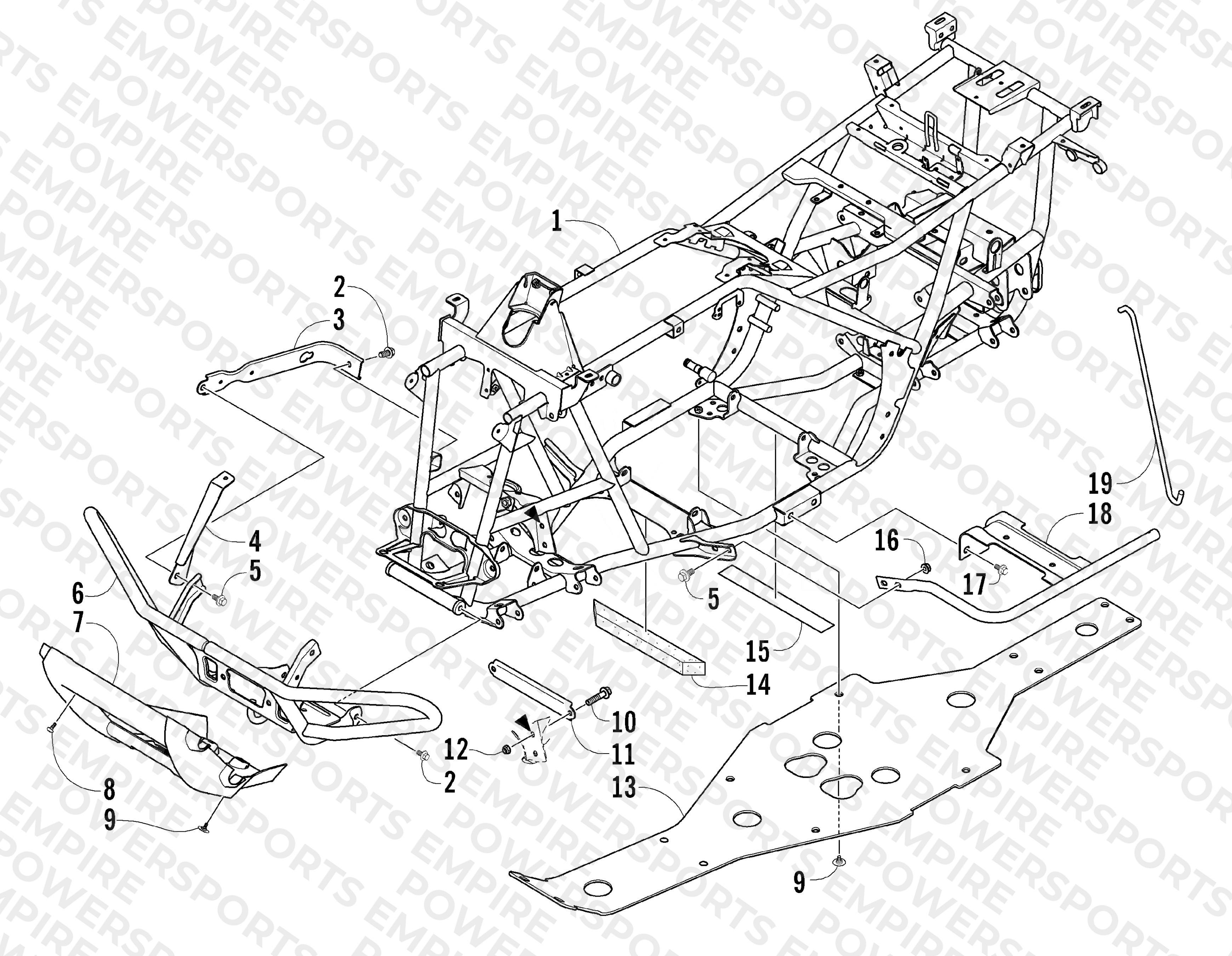 FRAME AND RELATED PARTS
