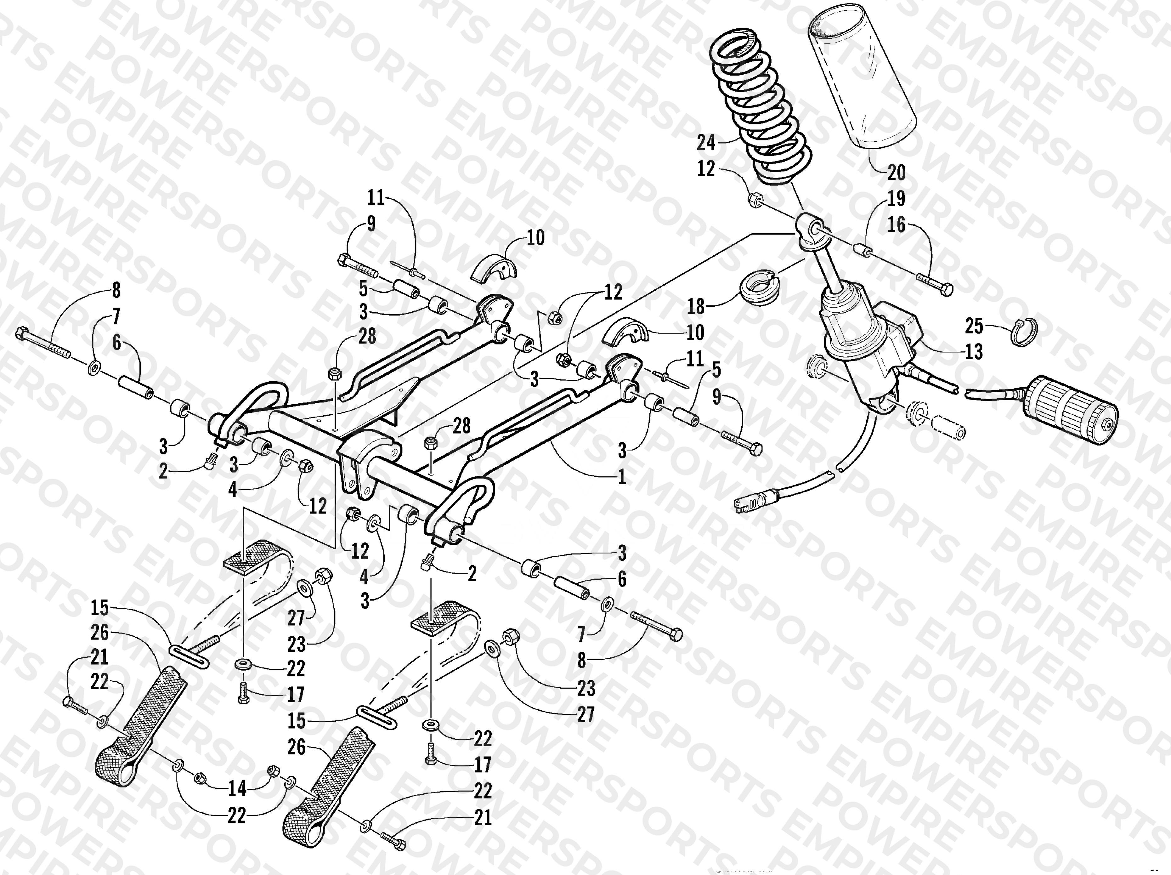 REAR SUSPENSION FRONT ARM ASSEMBLY