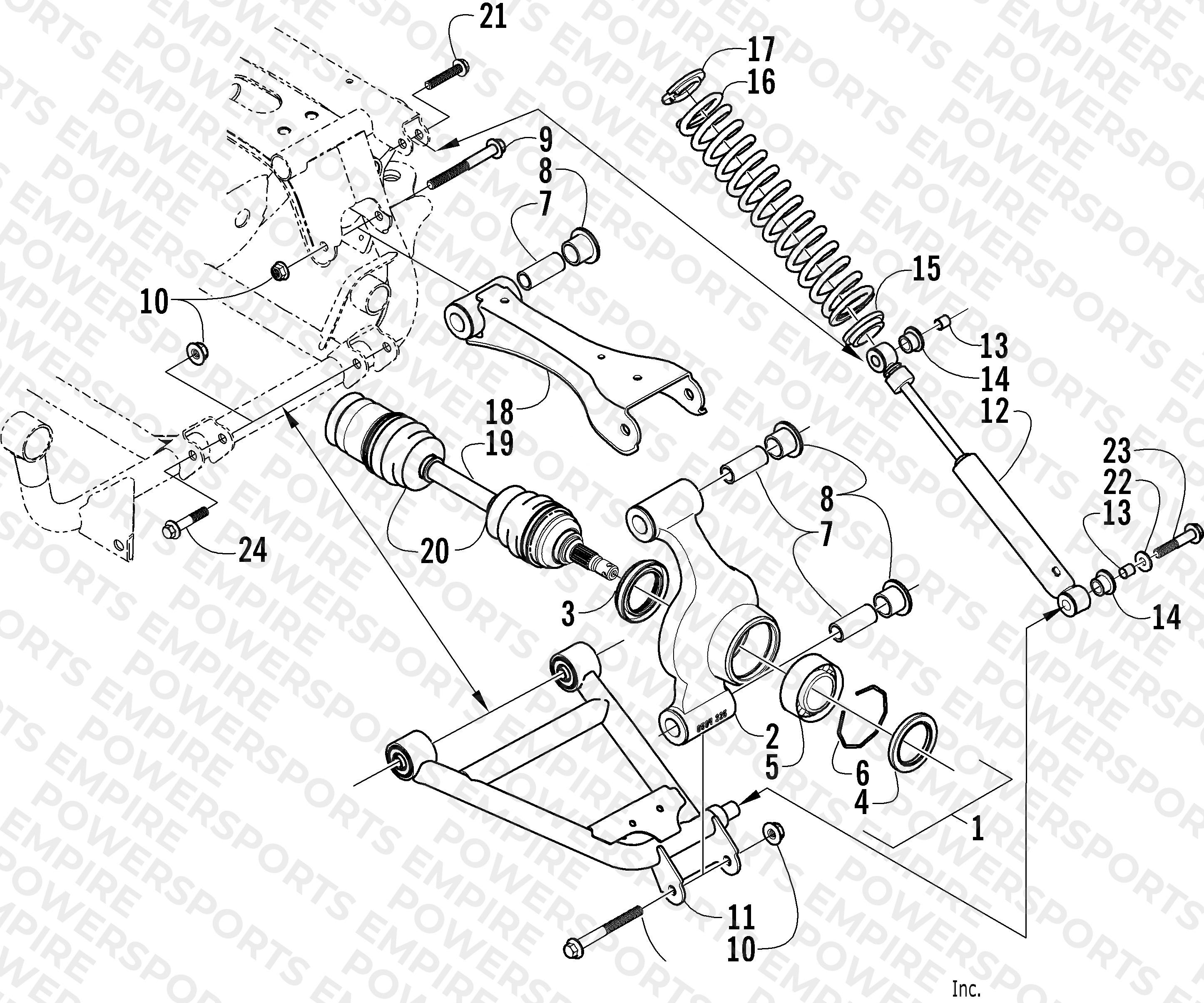 REAR SUSPENSION ASSEMBLY