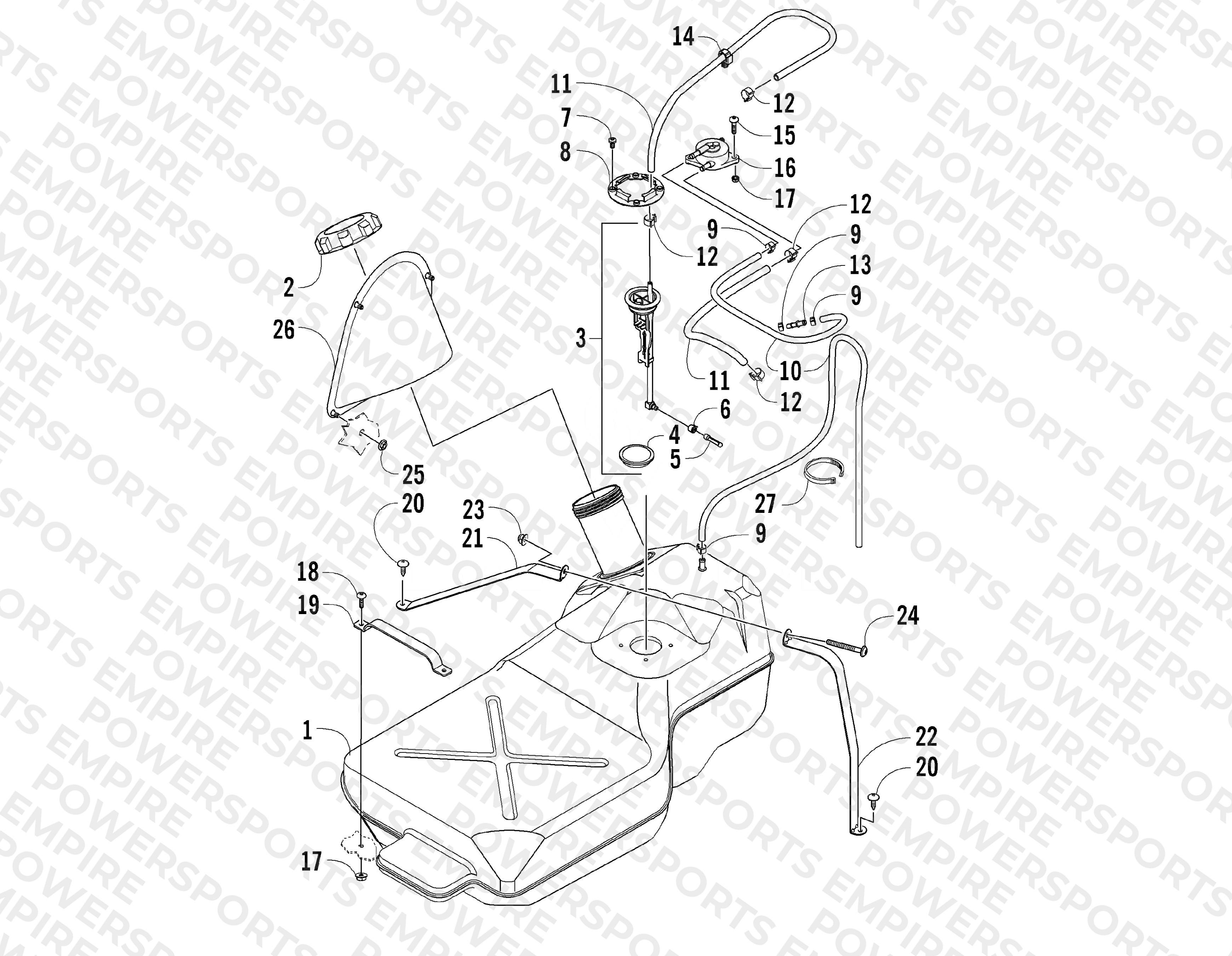 GAS TANK ASSEMBLY