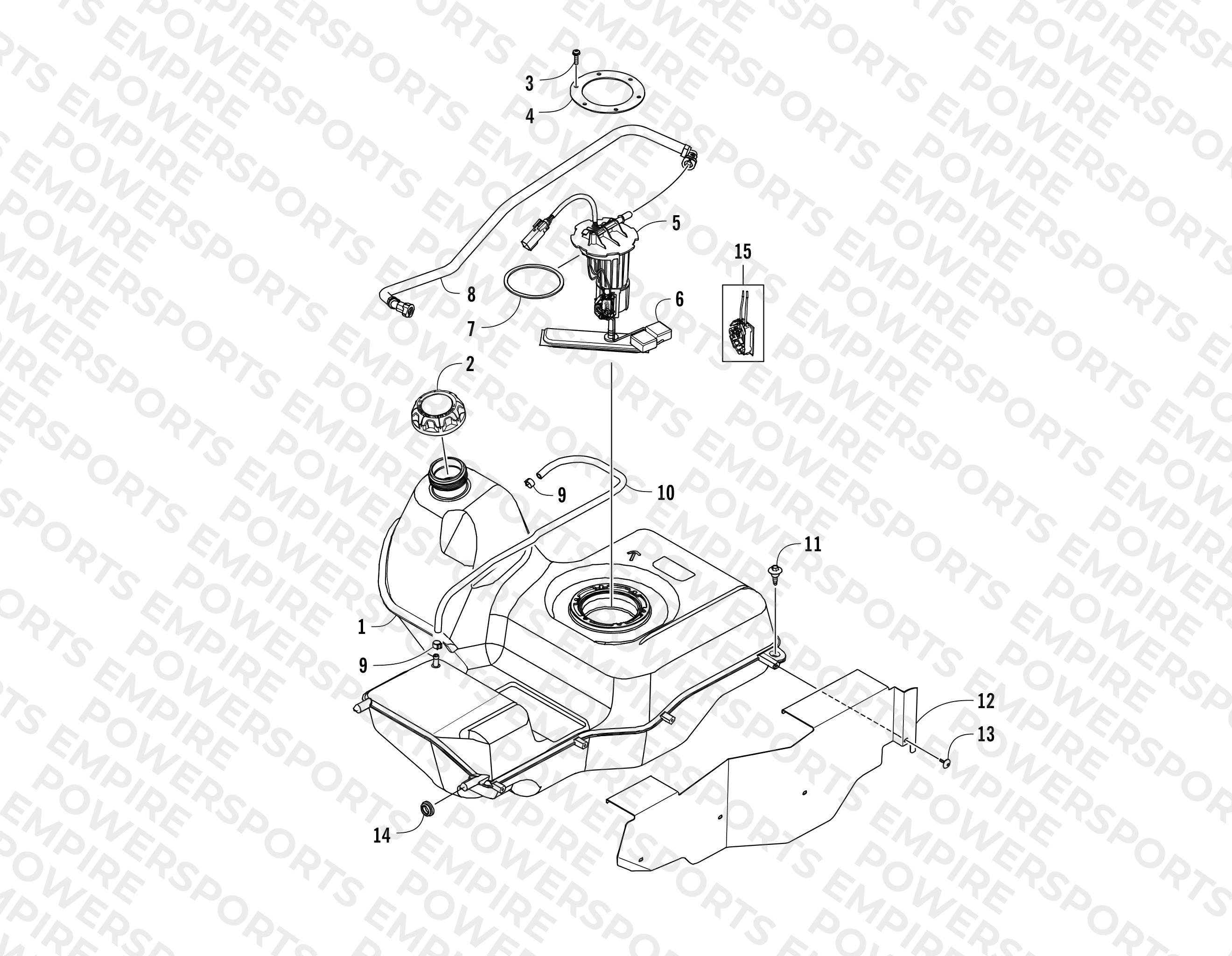 GAS TANK ASSEMBLY