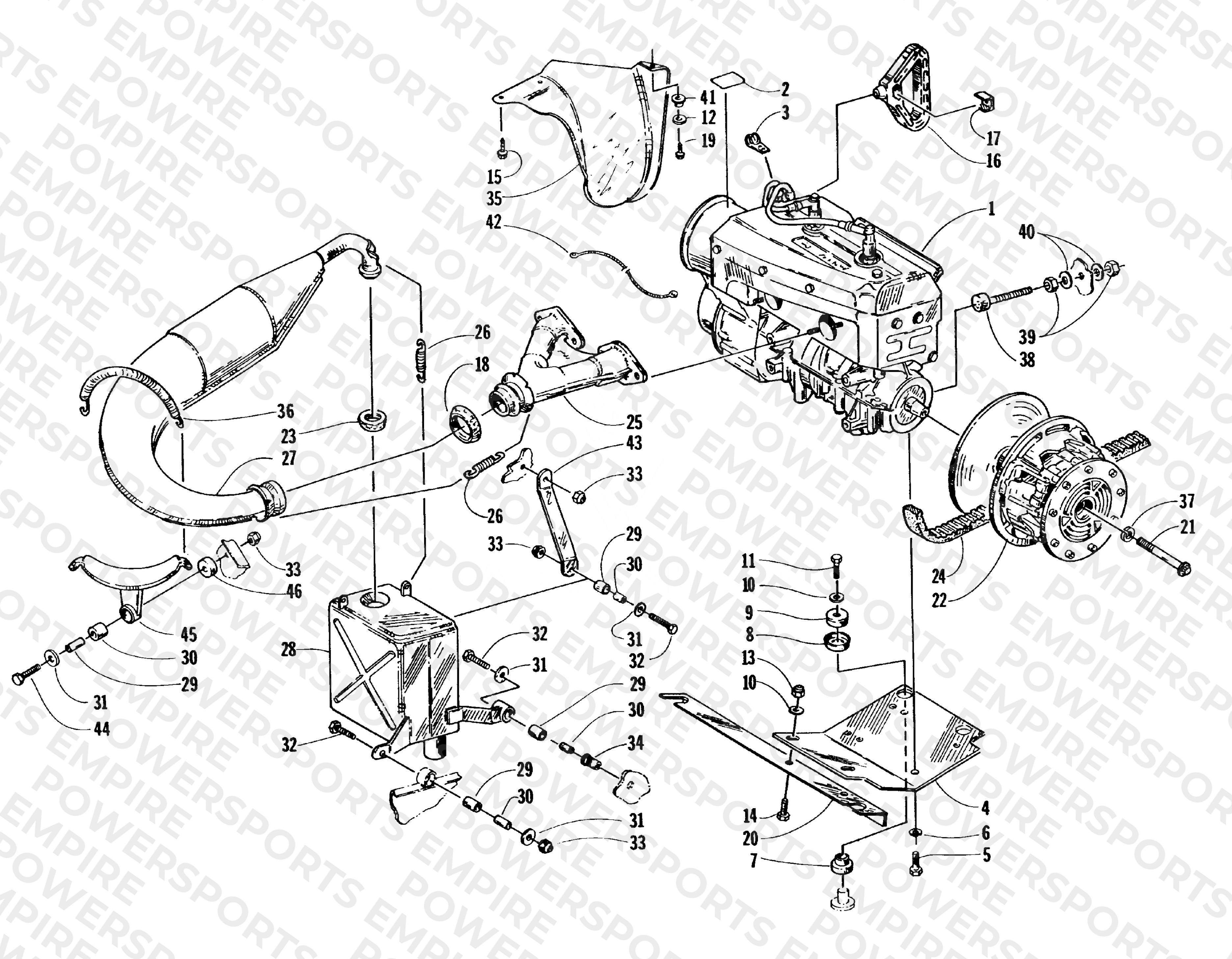 ENGINE AND RELATED PARTS