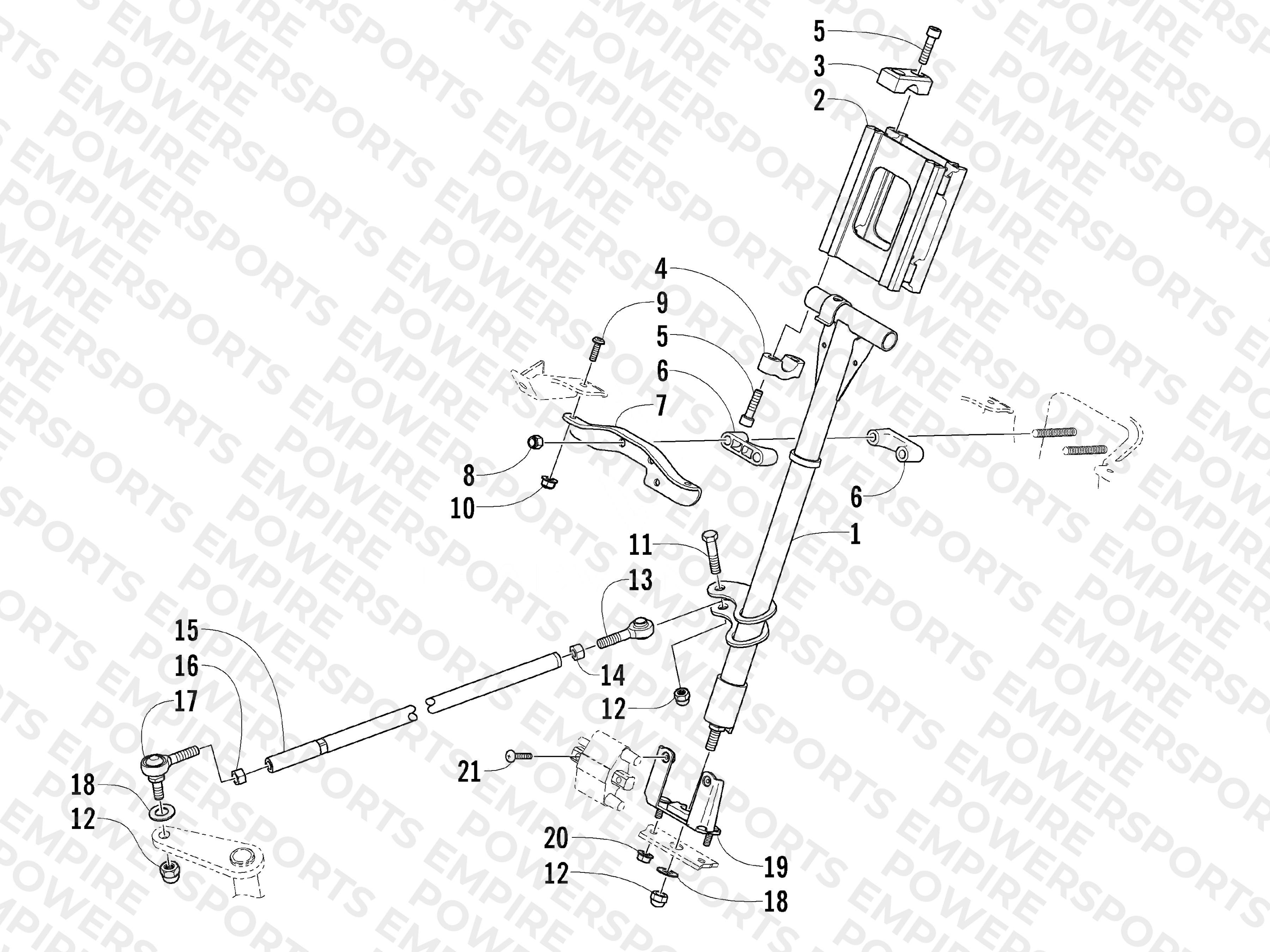 STEERING POST ASSEMBLY