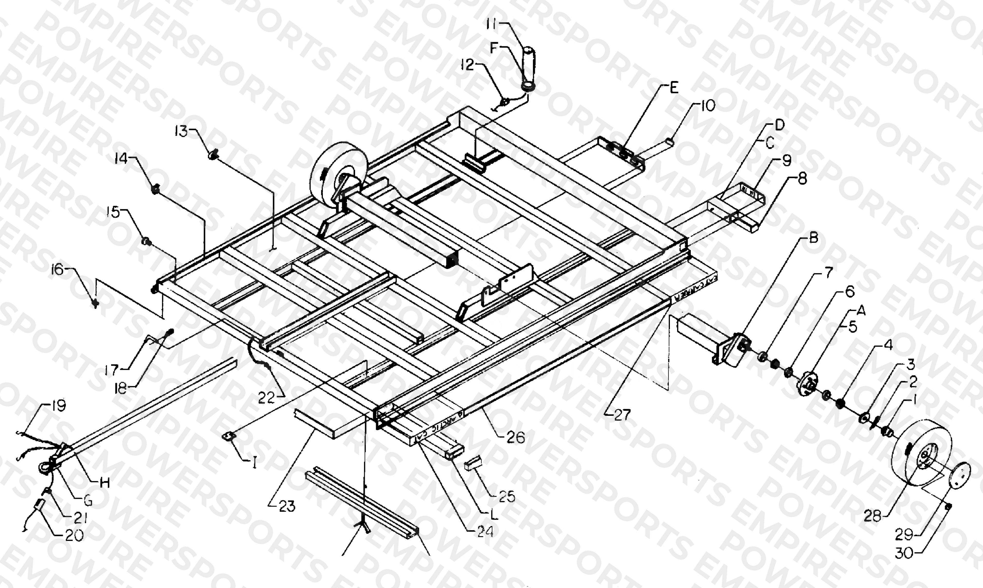 TRAILER - CC100DG GALVINIZED