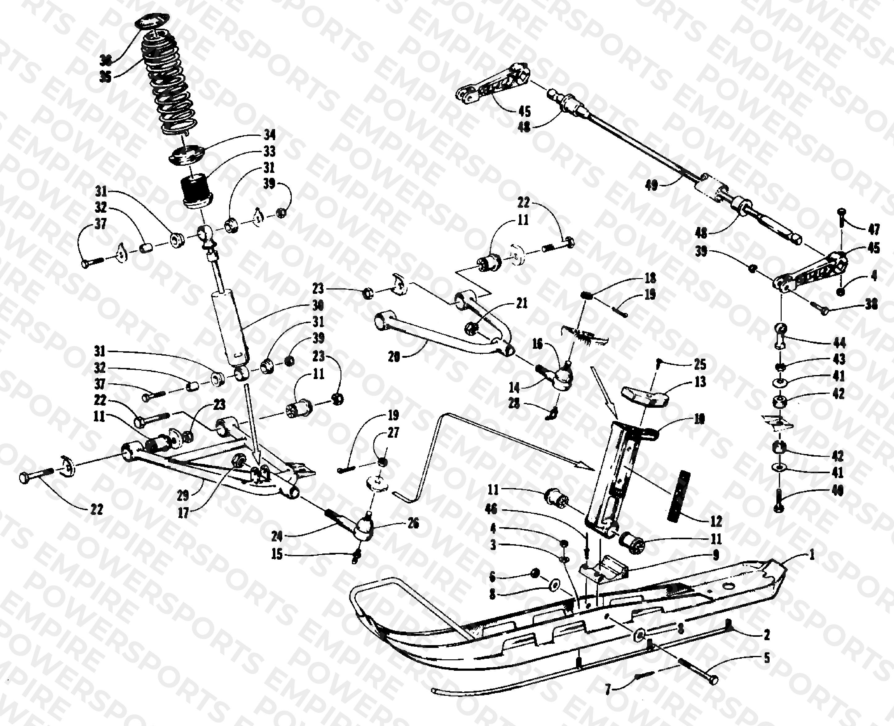 SKI AND FRONT SUSPENSION