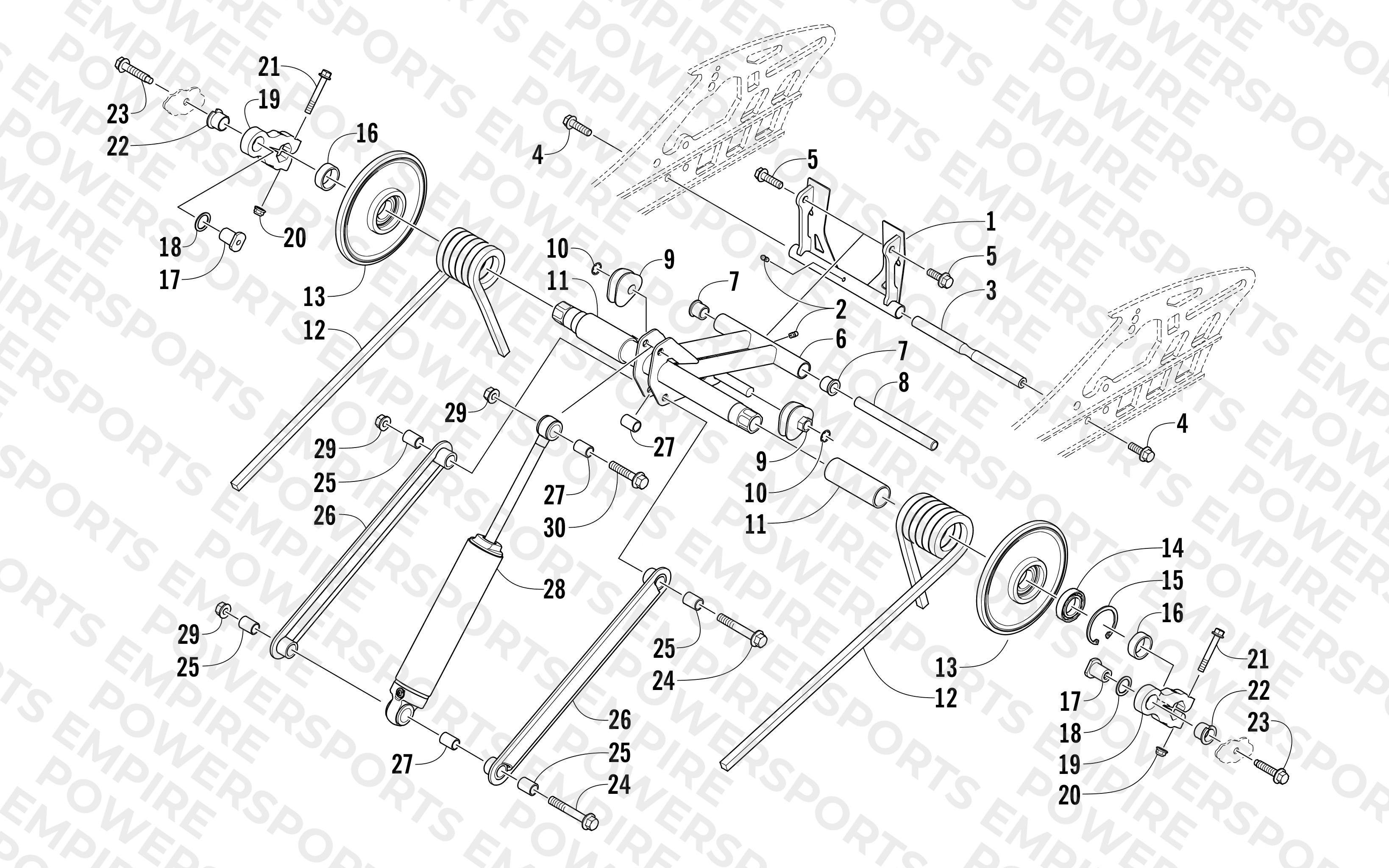 REAR SUSPENSION REAR ARM ASSEMBLY