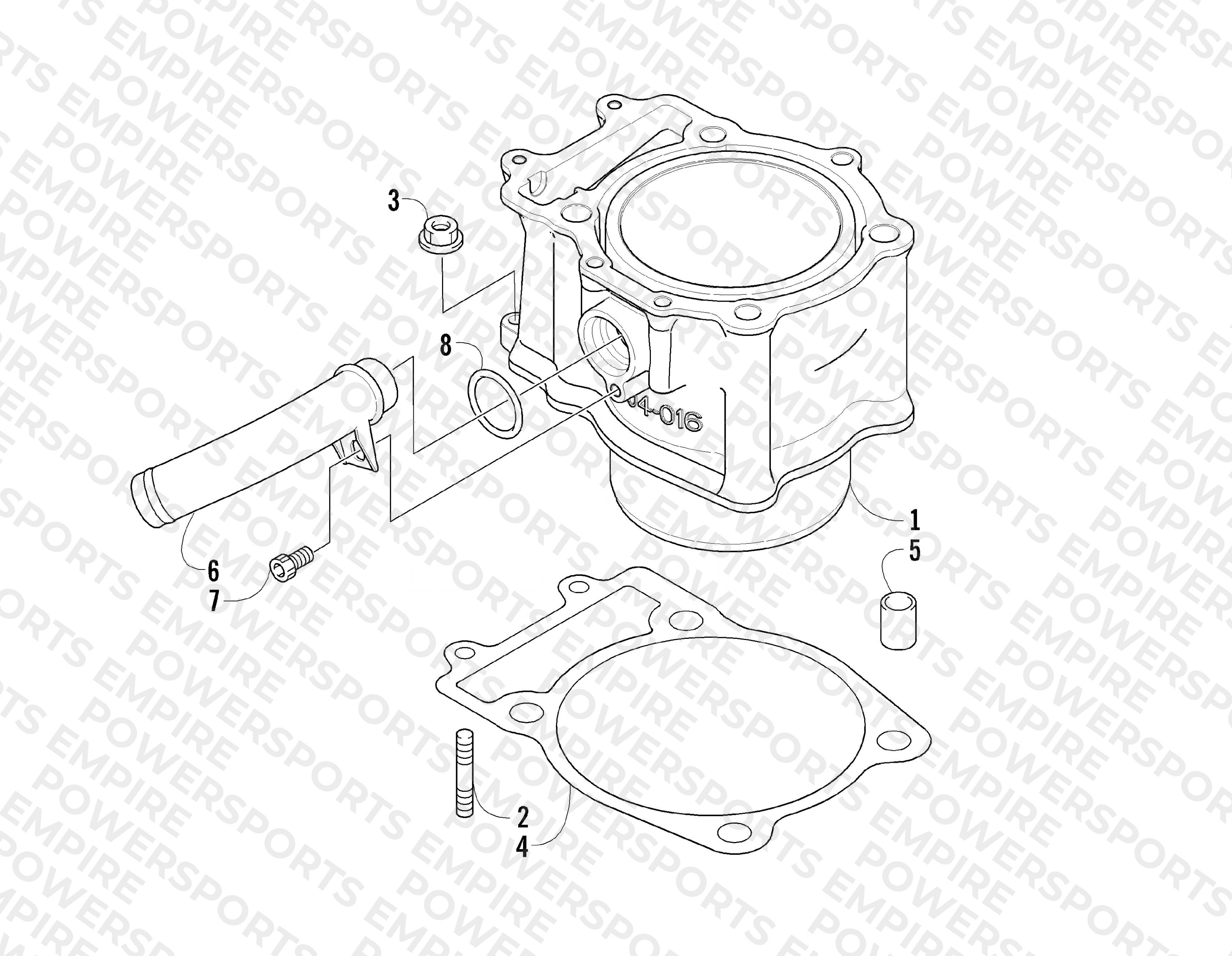 CYLINDER AND PISTON ASSEMBLY