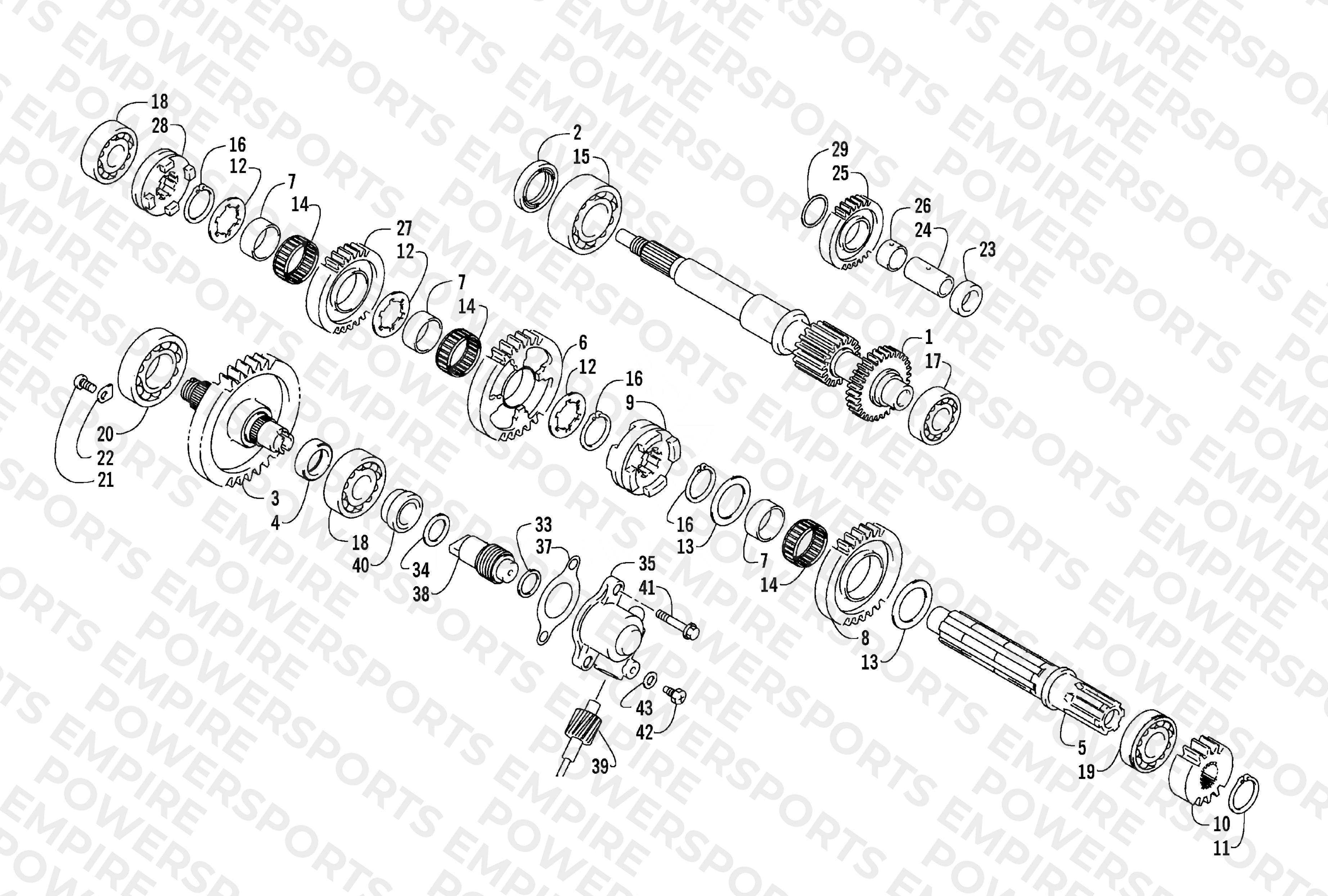 SECONDARY TRANSMISSION ASSEMBLY