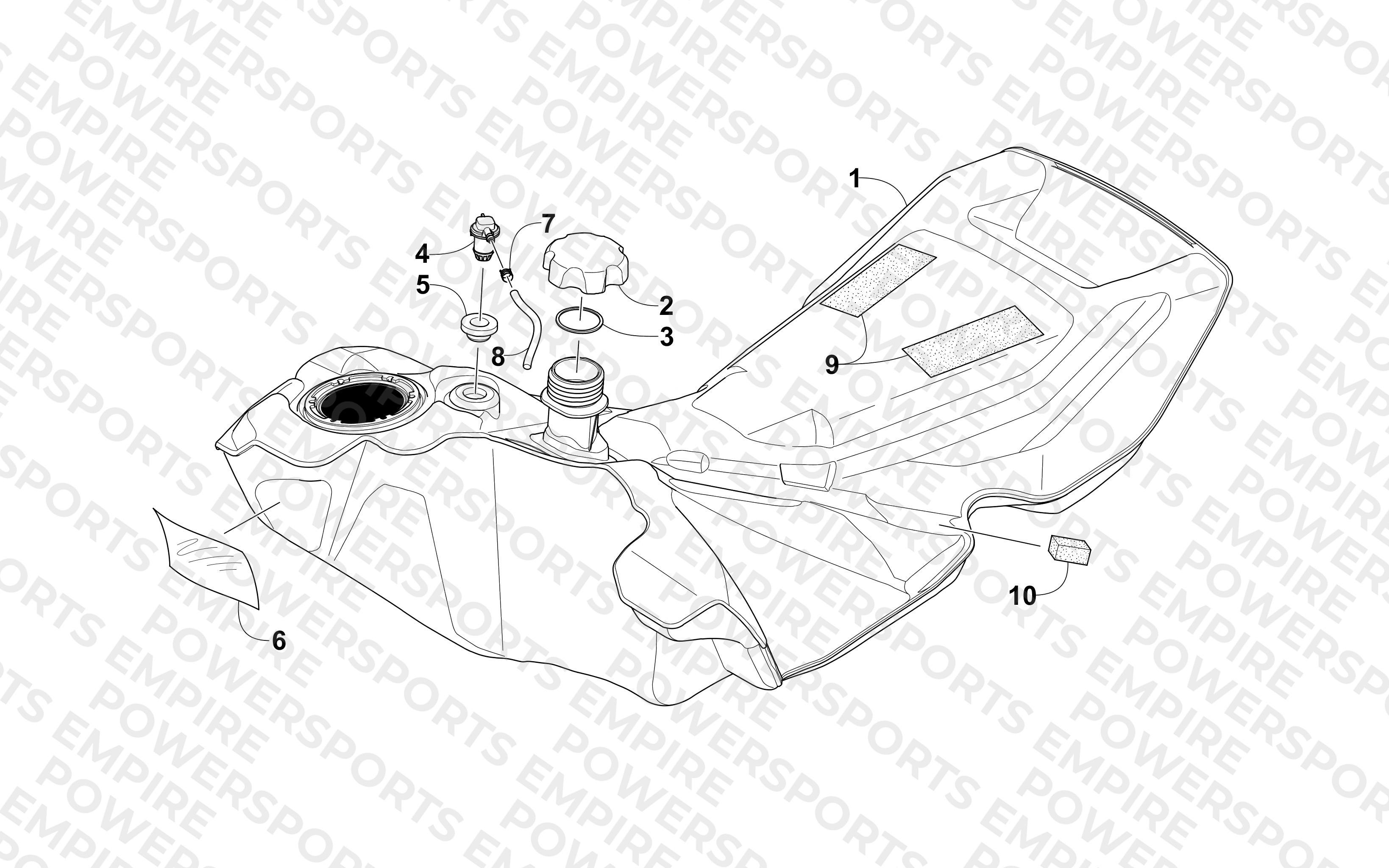 GAS TANK ASSEMBLY