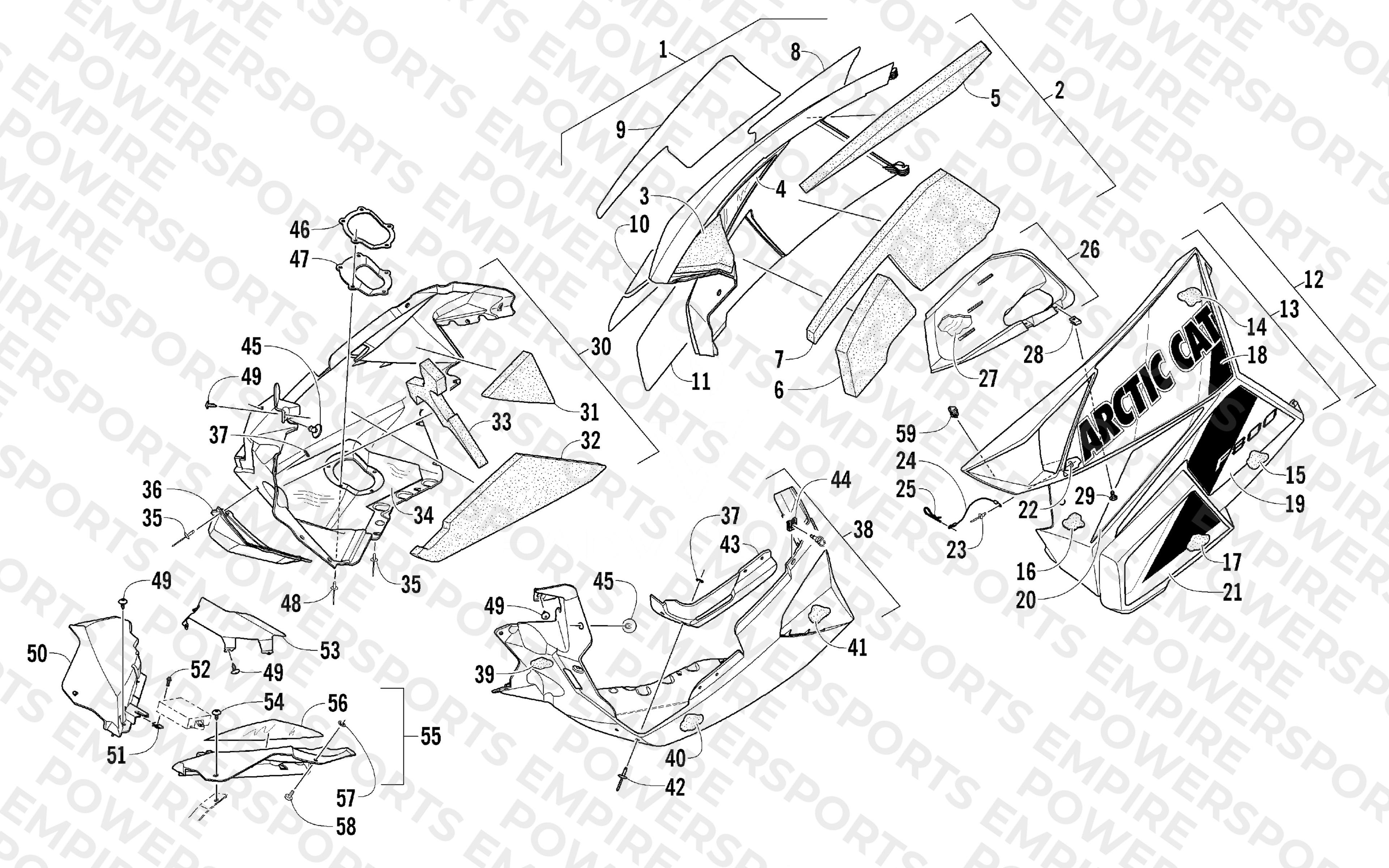 SKID PLATE AND SIDE PANEL ASSEMBLY