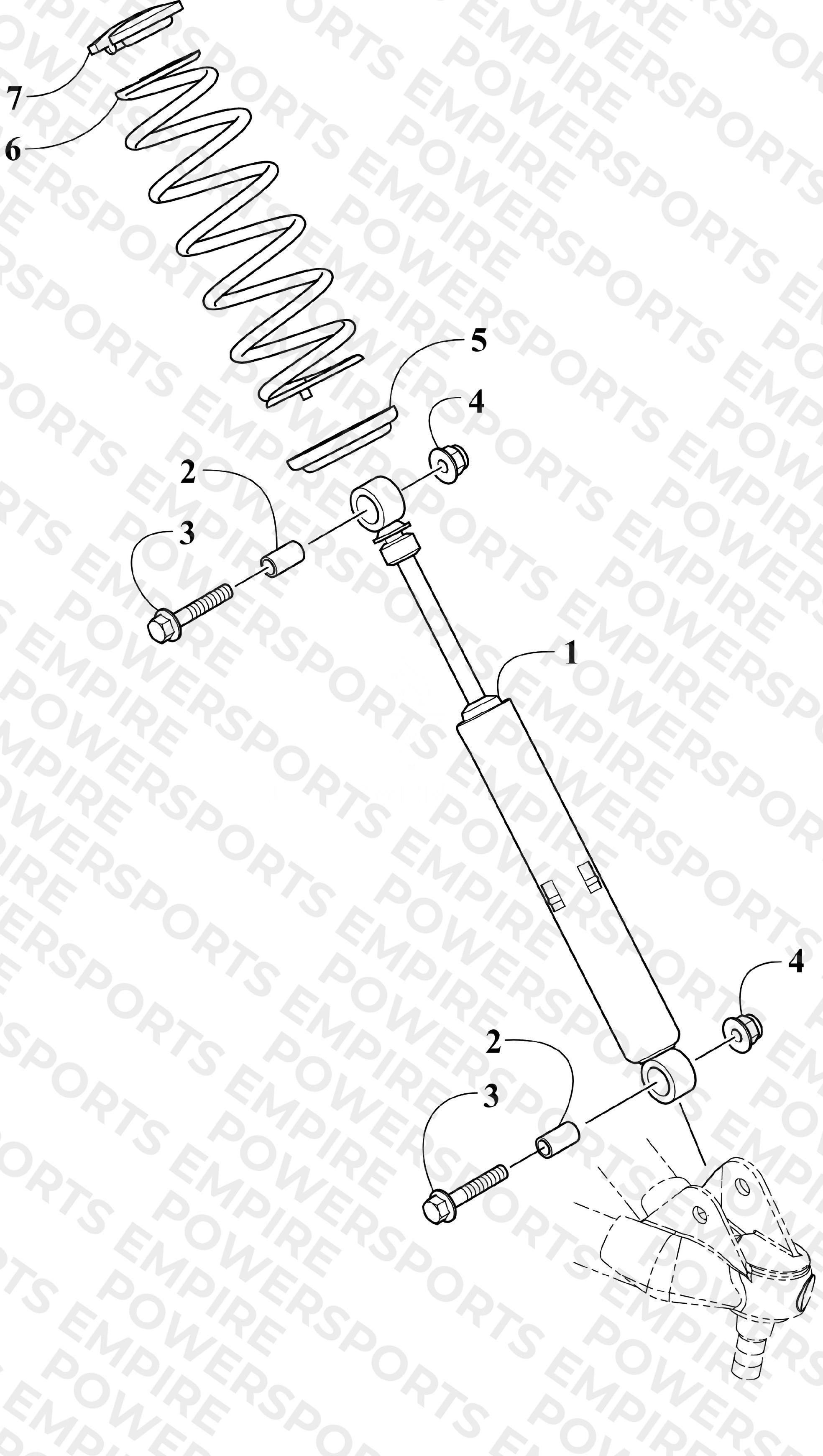 FRONT SUSPENSION SHOCK ABSORBER ASSEMBLY