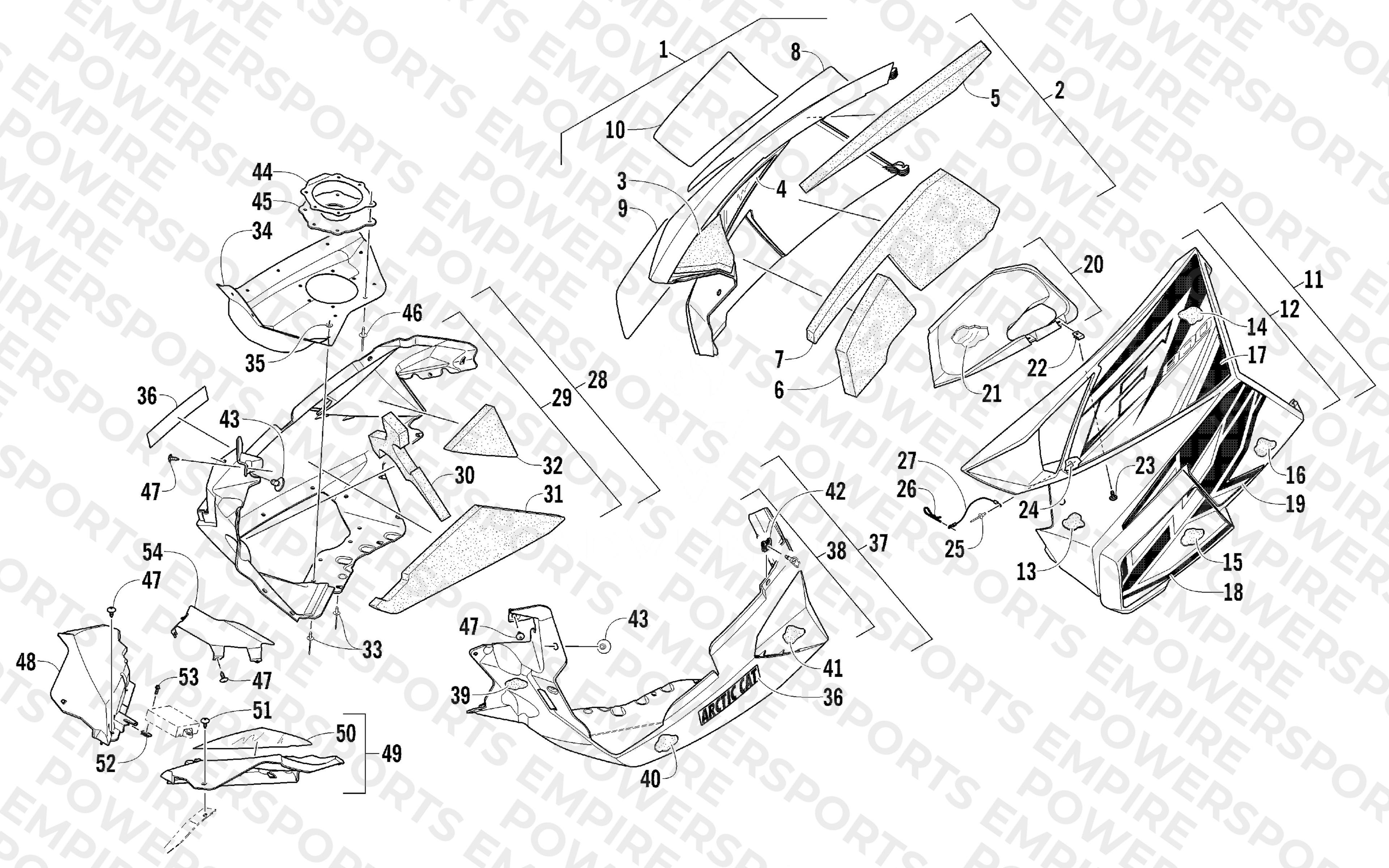 SKID PLATE AND SIDE PANEL ASSEMBLY